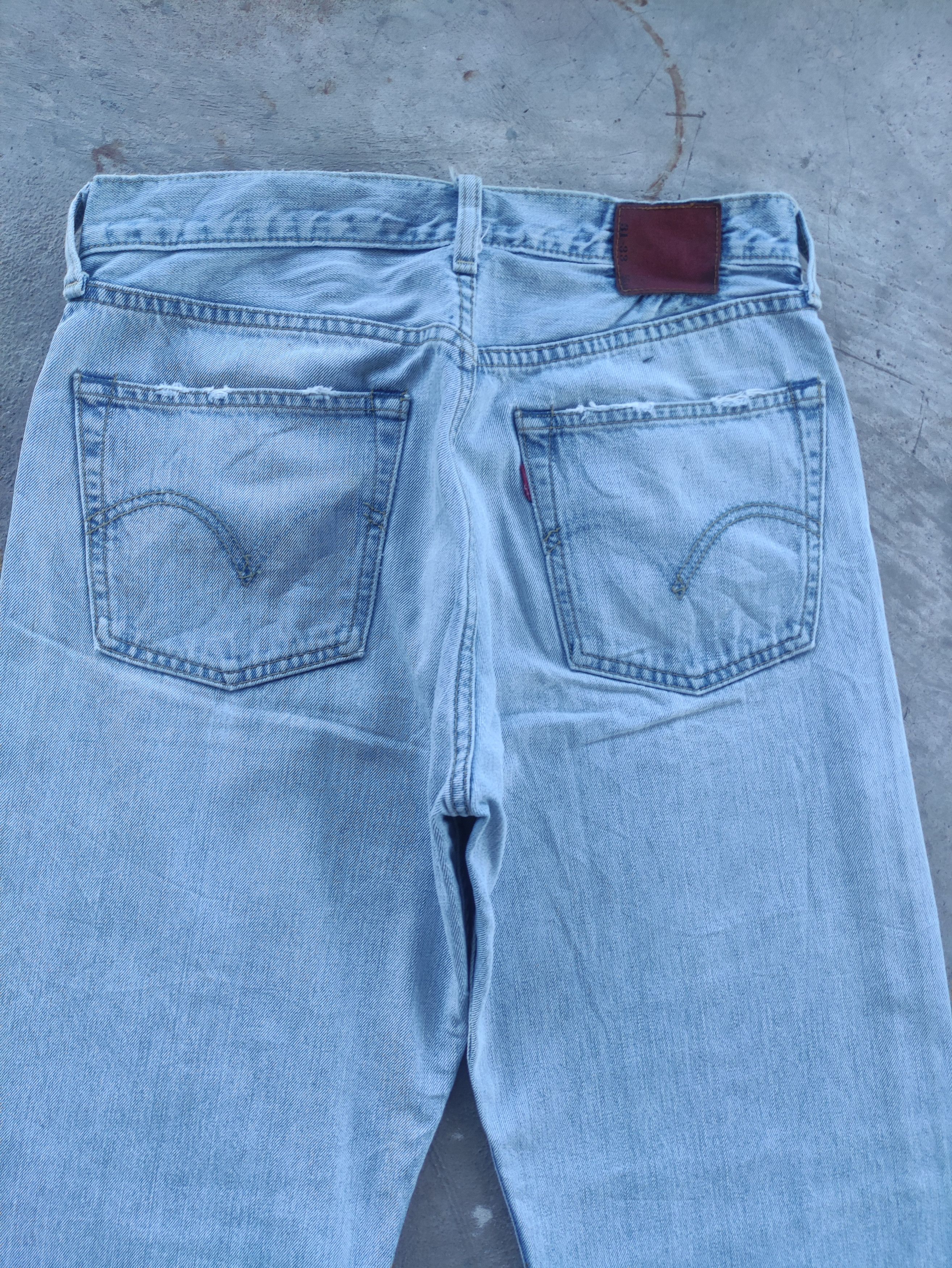 Japanese Brand Vintage Japanese Jean Distressed Faded Denim Size US 31 - 10 Thumbnail