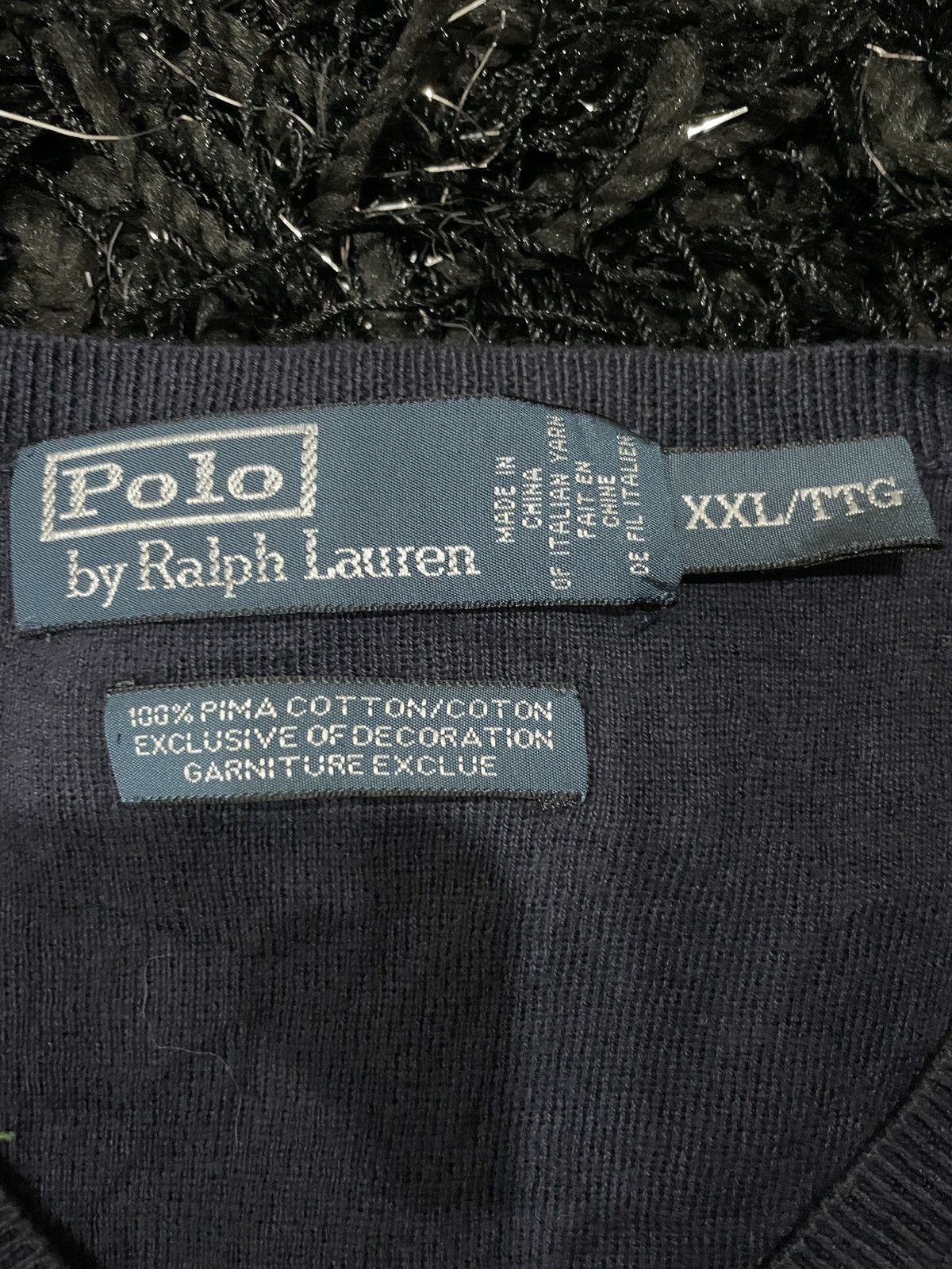 Mr. Gentleman × Polo Ralph Lauren × Ralph Lauren POLO Ralph Lauren Men's 2XL Embroidery Blue Pima Cotton 2XL Size US XXL / EU 58 / 5 - 6 Thumbnail