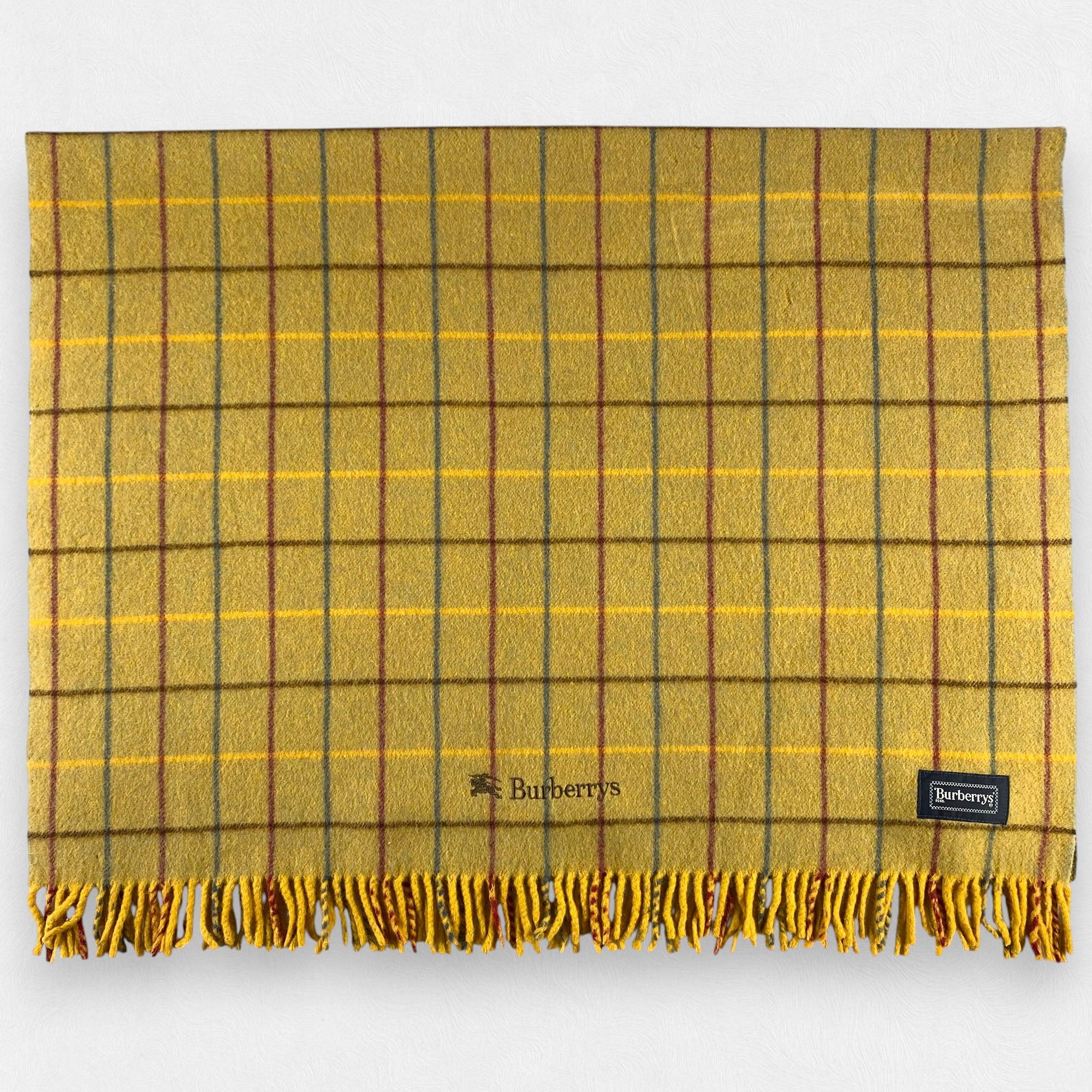 Burberry Vintage Burberry Scarf Neck Wrap Wool Muffler Size ONE SIZE - 1 Thumbnail