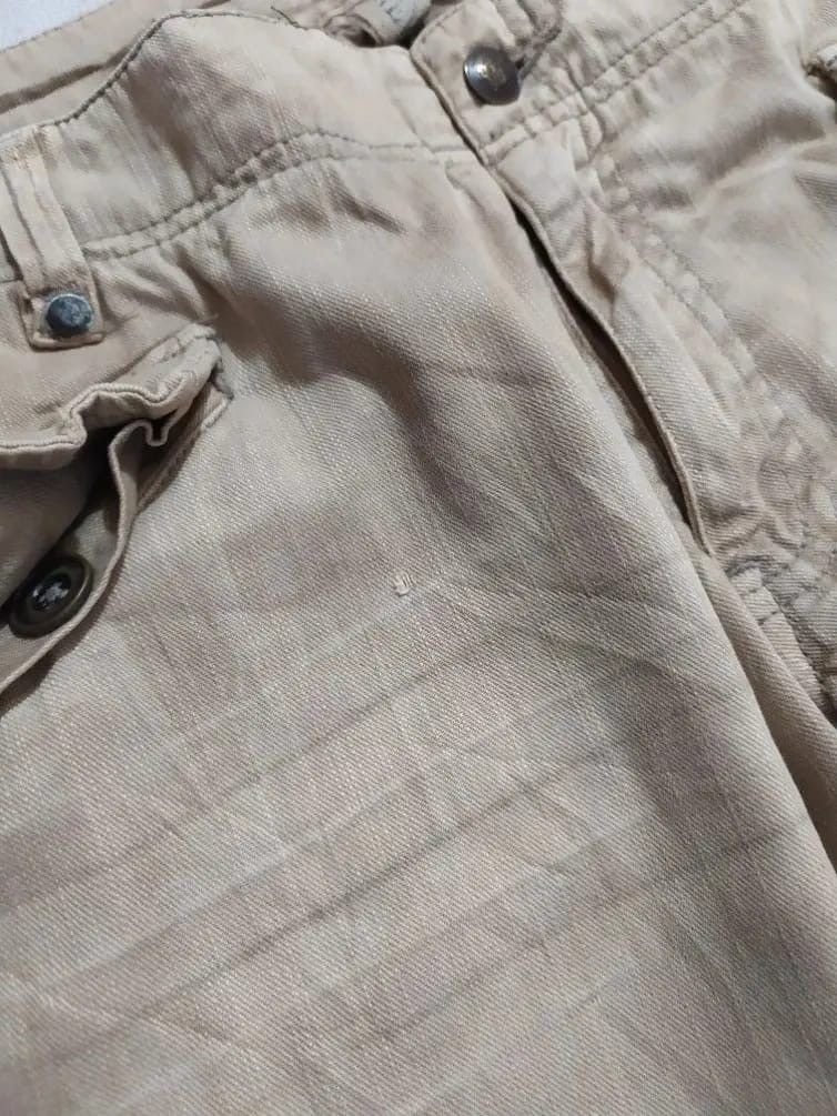 Japanese Brand Daily News Japan Multipocket Cargo Tactical Flared Pants Size US 33 - 4 Thumbnail