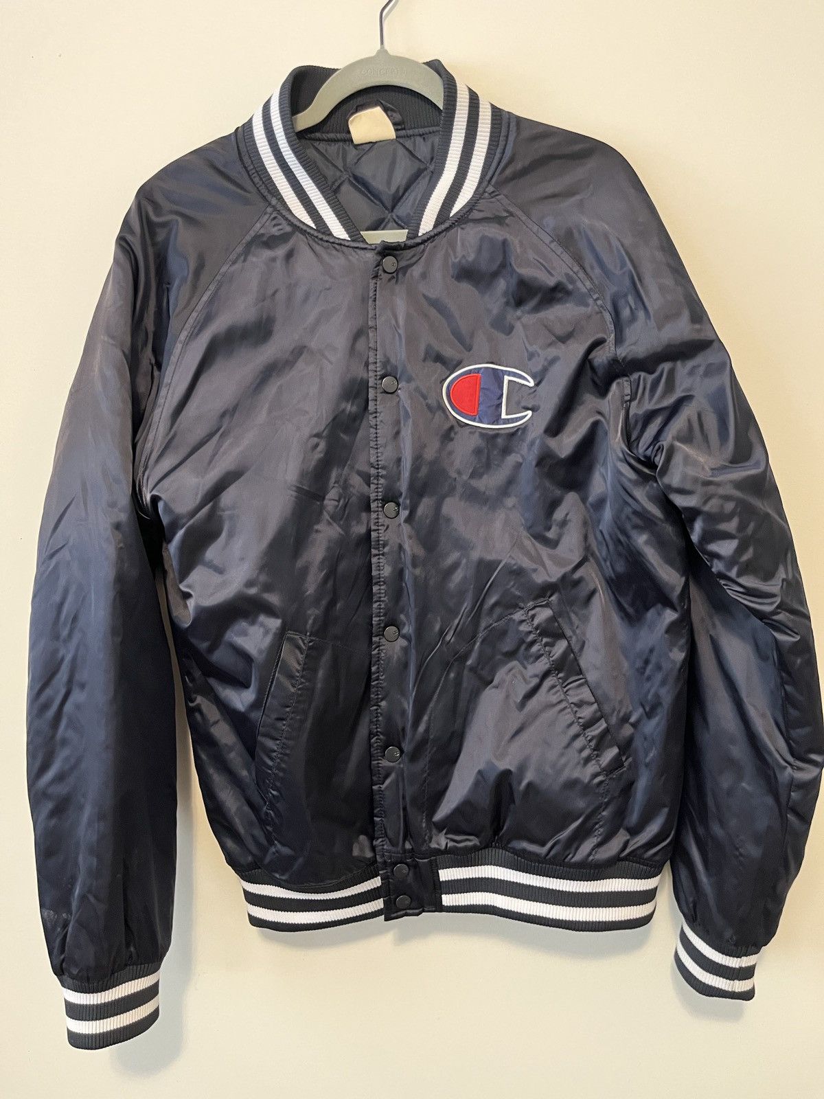 Champion Champion Satin Varsity Jacket Size US L / EU 52-54 / 3 - 1 Thumbnail