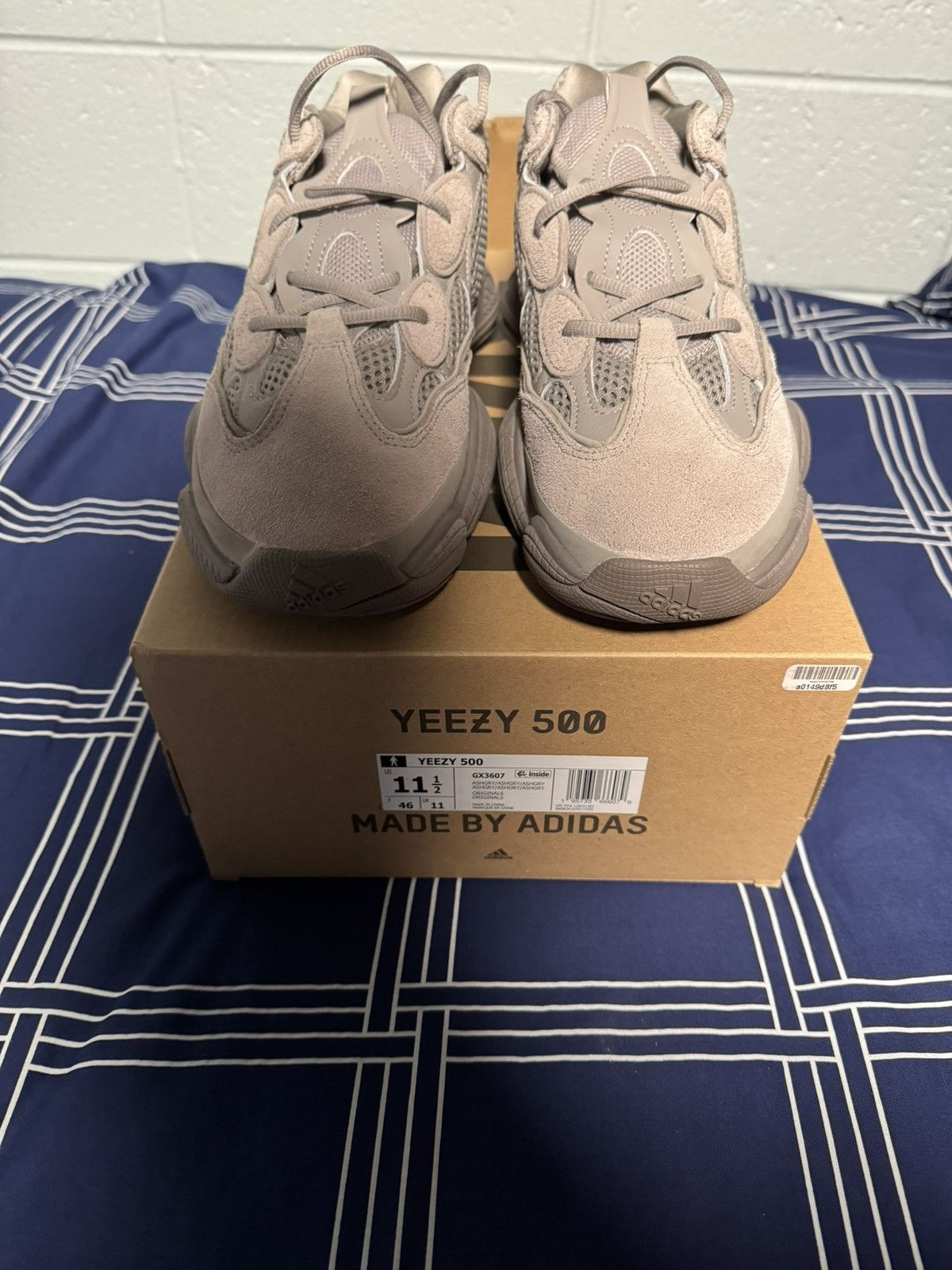 Adidas Yeezy 500 Ash Grey Size US 11.5 / EU 44-45 - 2 Thumbnail