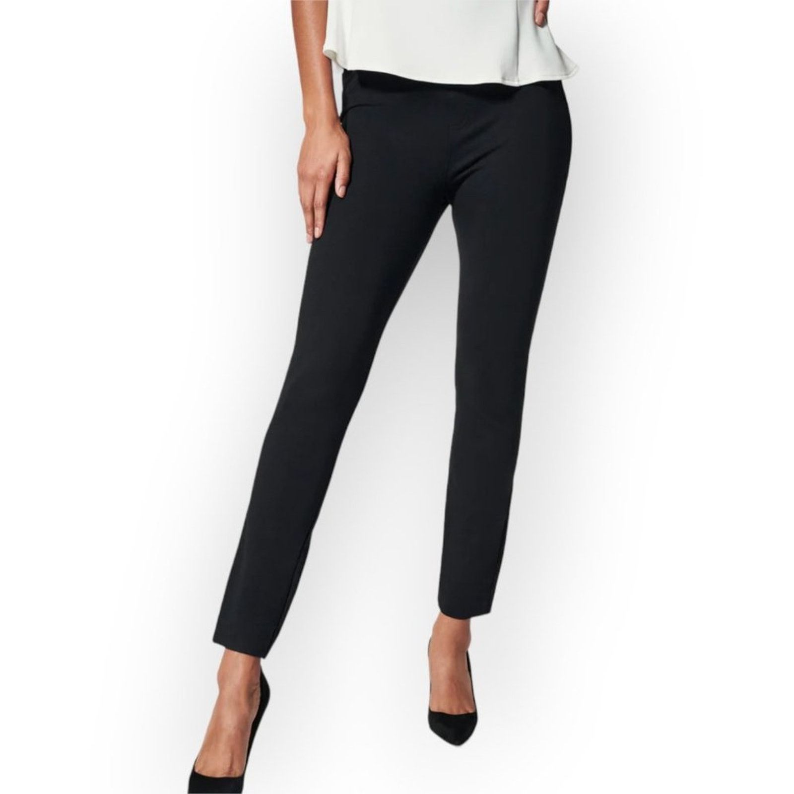 Spanx SPANX Perfect Pant Ankle Backseam Skinny Black Size M Size 29" - 3 Thumbnail