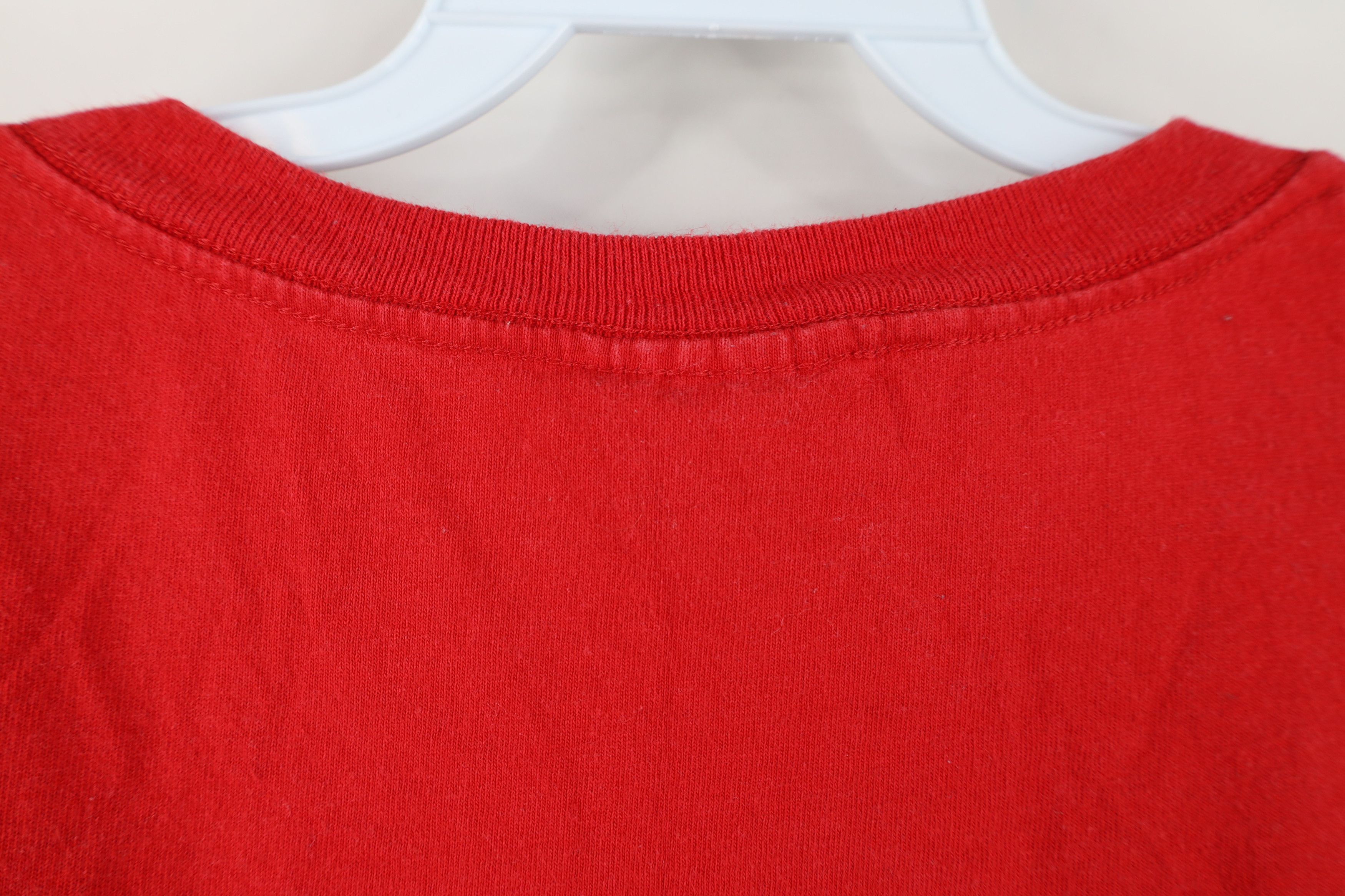 Vintage Vintage 90s of Nebraska Long Sleeve T-Shirt Red Cotton USA Size US L / EU 52-54 / 3 - 10 Thumbnail