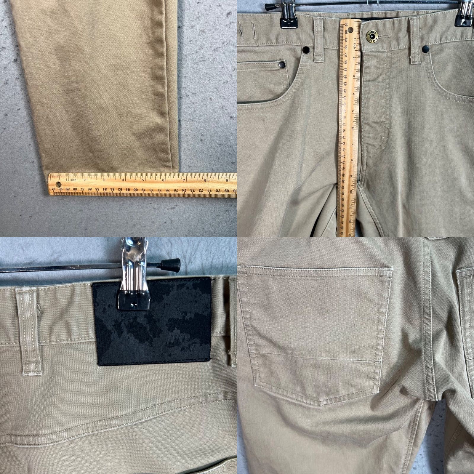 Nike Nike SB Mens Pants Crop Slim Fit Cotton Blend Khaki 32 Inseam 26 Tapered Cropped Stretch Logo Size US 32 / EU 48 - 8 Thumbnail