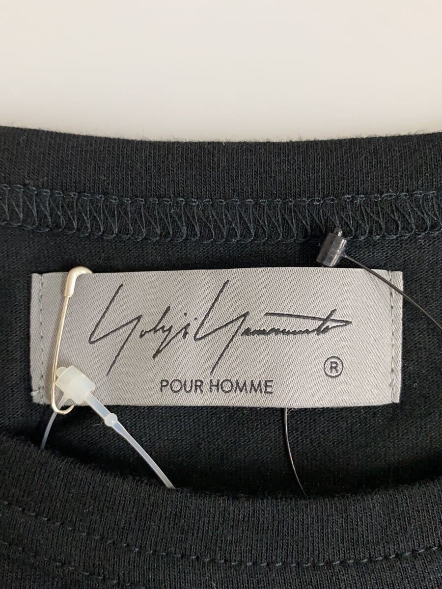 Yohji Yamamoto yohji yamamoto POUR HOMME Cotton/BLK/ T-shirt Size US L / EU 52-54 / 3 - 3 Thumbnail