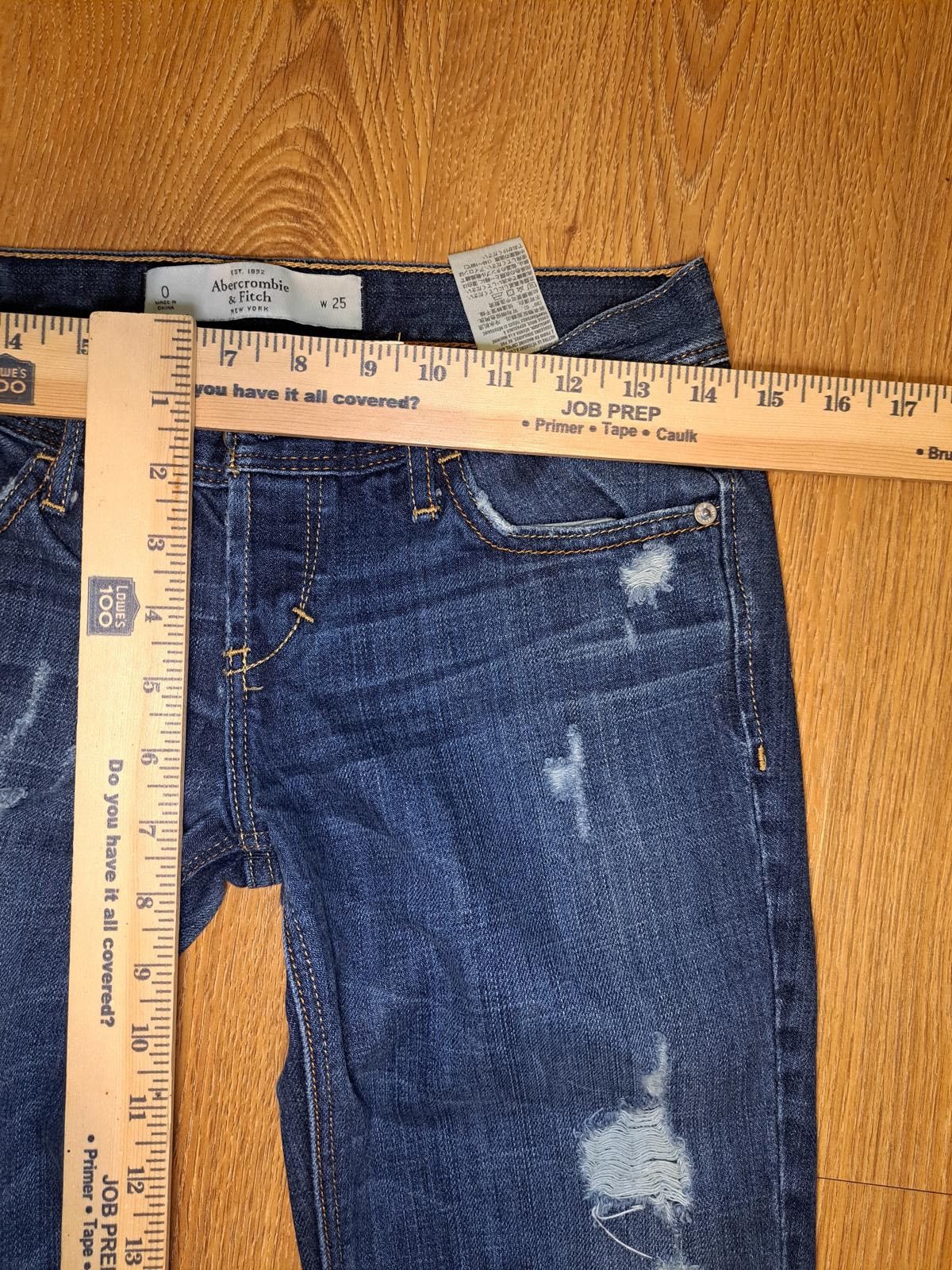 Abercrombie & Fitch Abercrombie & Fitch Jeans Womens Size 0 W25 Blue 100% Cotton Size 25" / US 0 / IT 36 - 7 Thumbnail