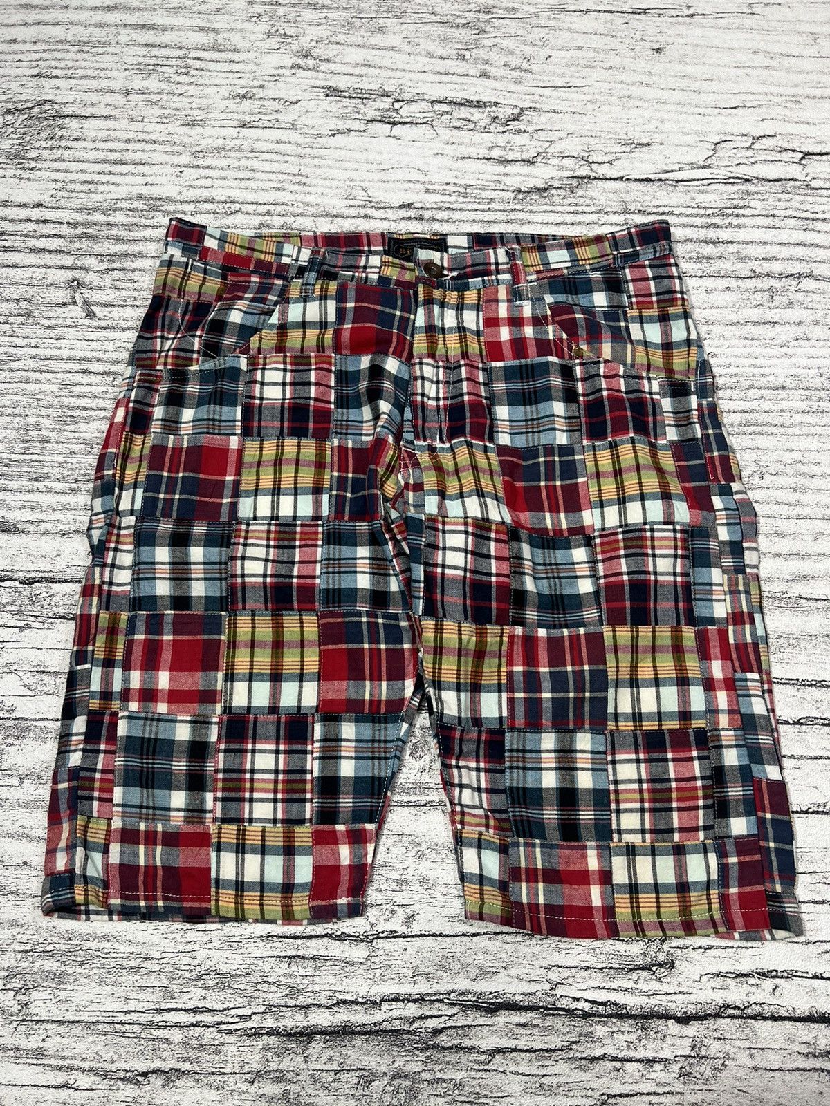 Number (N)ine 2000s Beams Hysteric Rebuild Patchwork Jorts y2k Lgb Ifsix Size US 34 / EU 50 - 1 Thumbnail