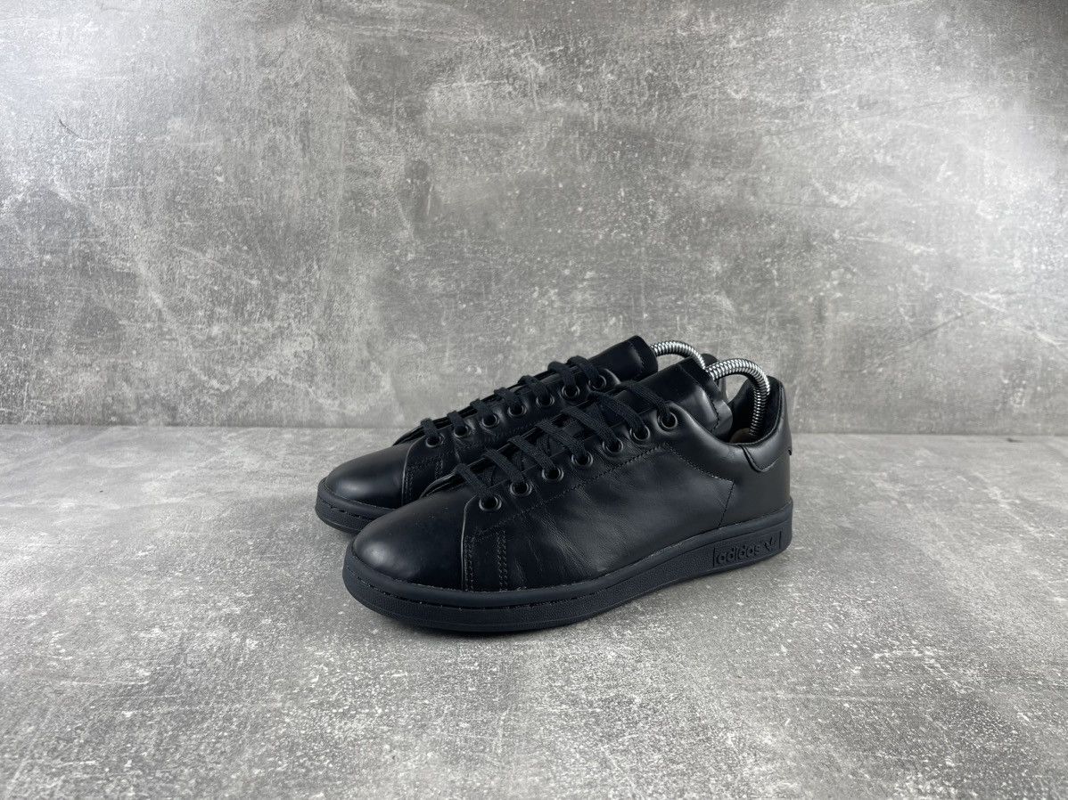 Adidas Dover Street Market Stan Smith Black Leather Sneakers