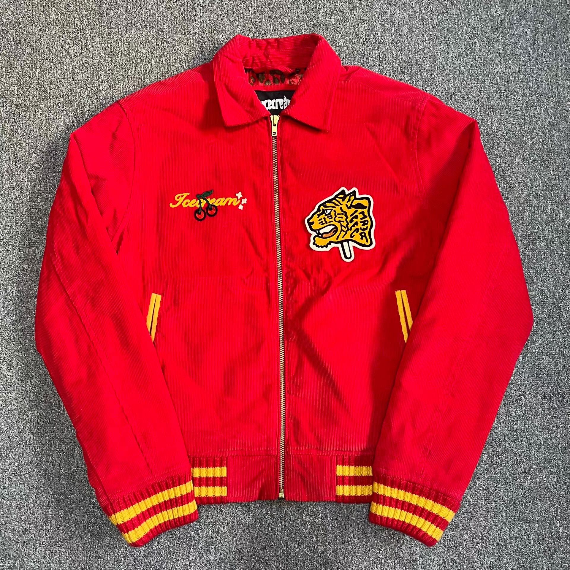 Billionaire Boys Club BBC ICECREAM Corduroy Embroidered Tiger Head Jacket Q7 Size US M / EU 48-50 / 2 - 1 Thumbnail