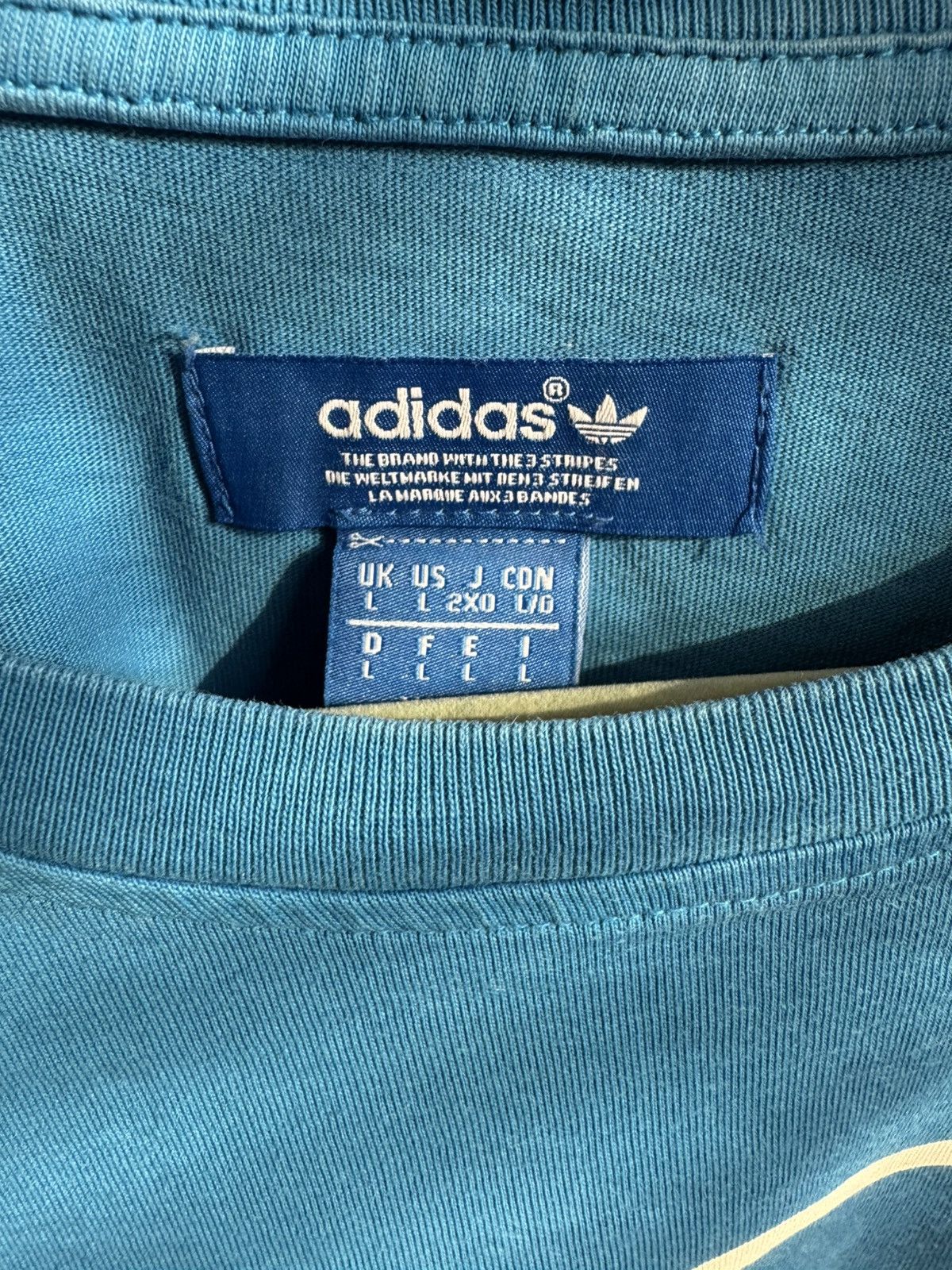 Adidas Adidas by nigo blue t shirt Size US L / EU 52-54 / 3 - 3 Thumbnail