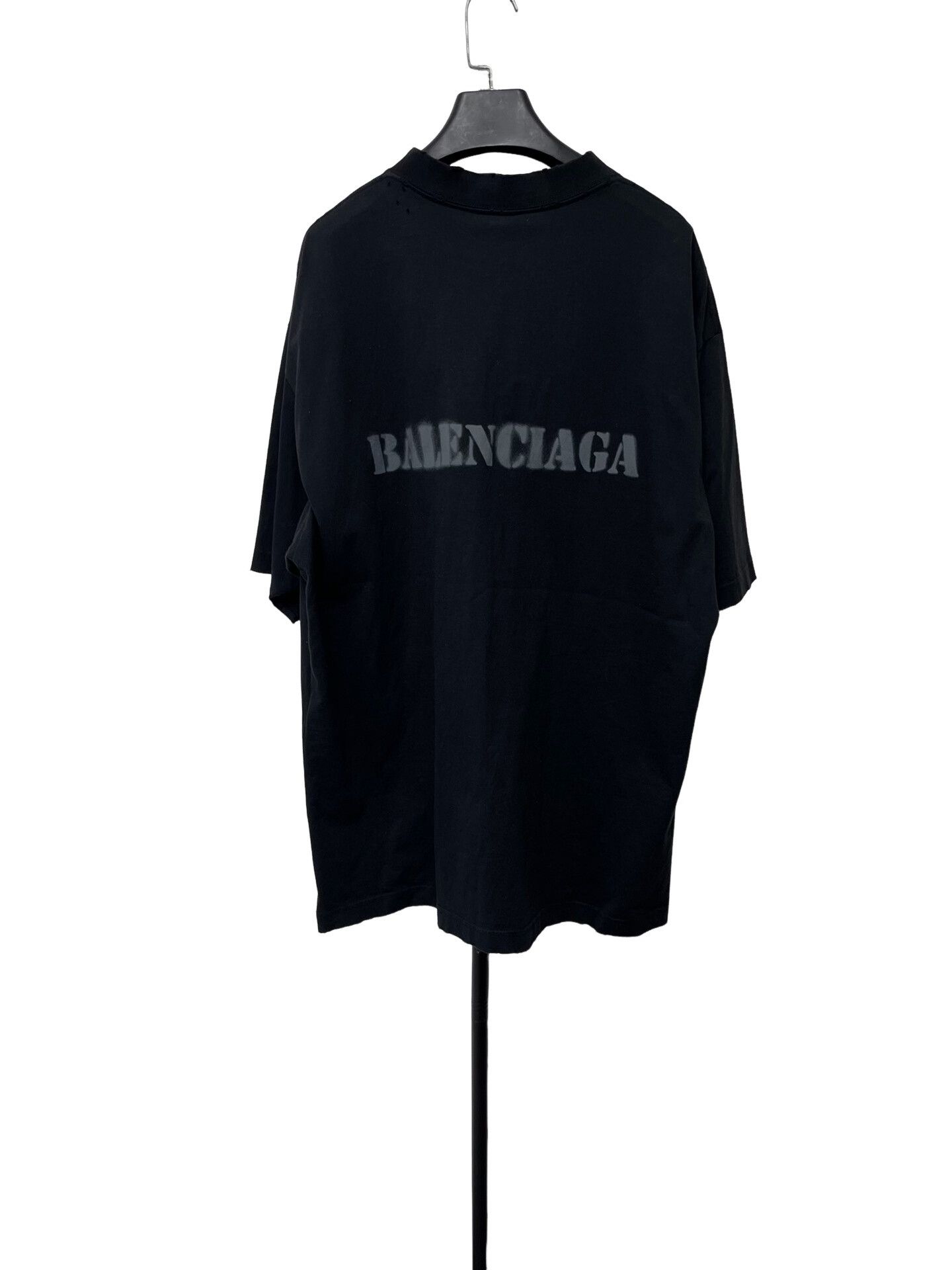 Balenciaga Balenciaga Spray Logo T-Shirt Size M Size US M / EU 48-50 / 2 - 1 Thumbnail