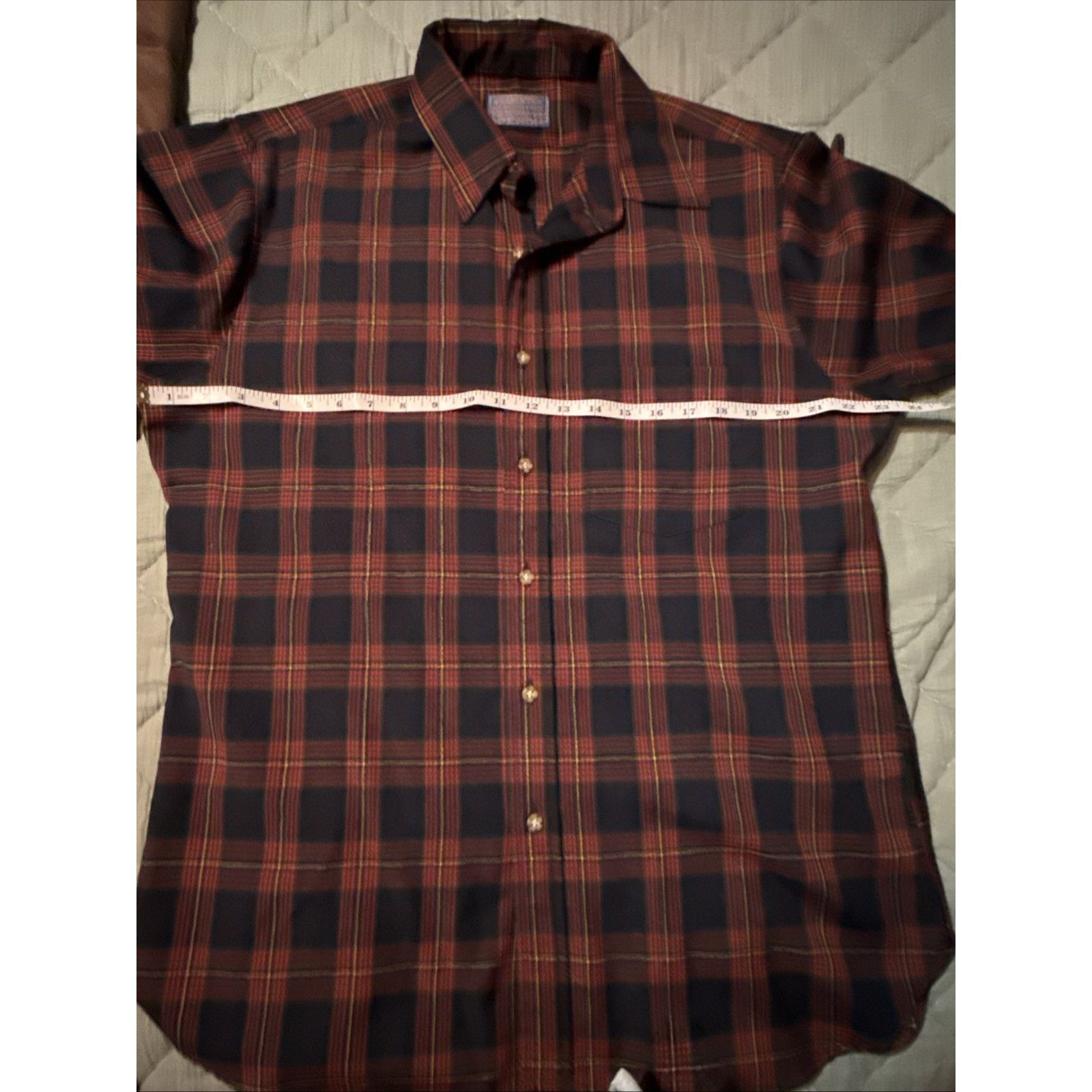 Pendleton Pendleton Vintage Men's Wool buttonUp River Muir Tartan Sz L Size US L / EU 52-54 / 3 - 9 Thumbnail