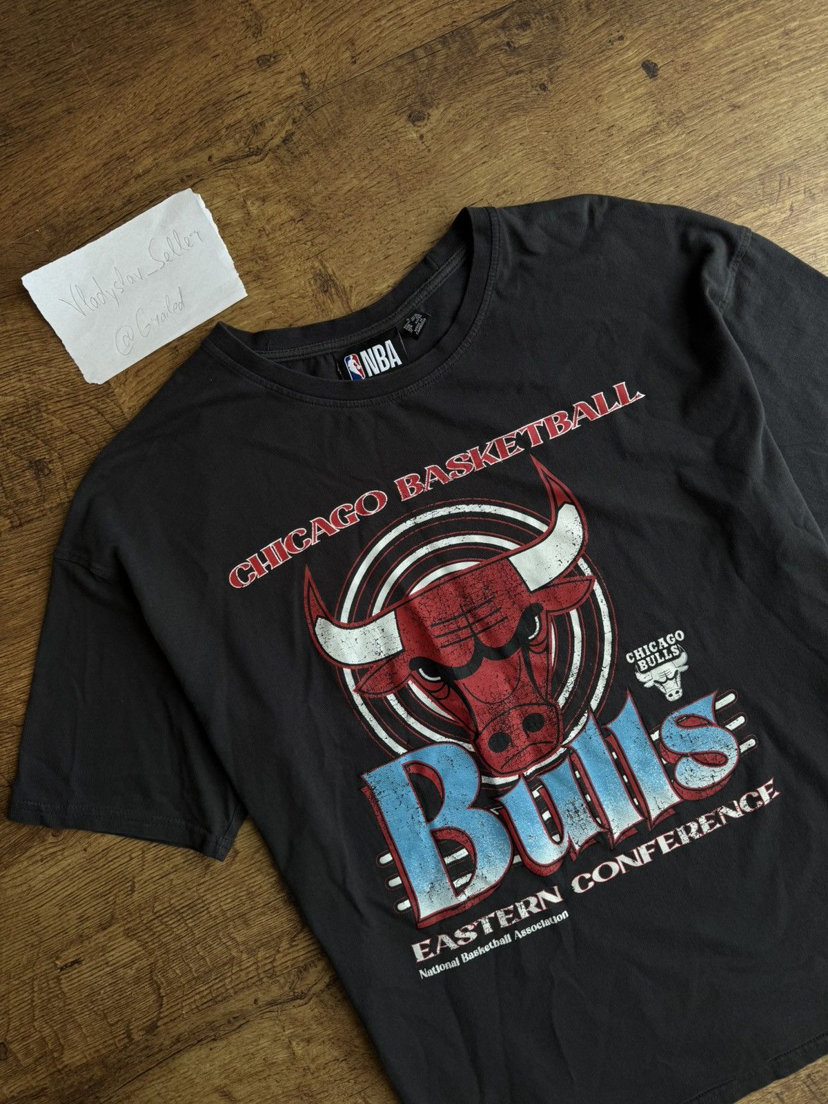 NBA × Vintage Chicago Bulls 1993 Eastern Conference T-shirt Merch Size US M / EU 48-50 / 2 - 2 Thumbnail