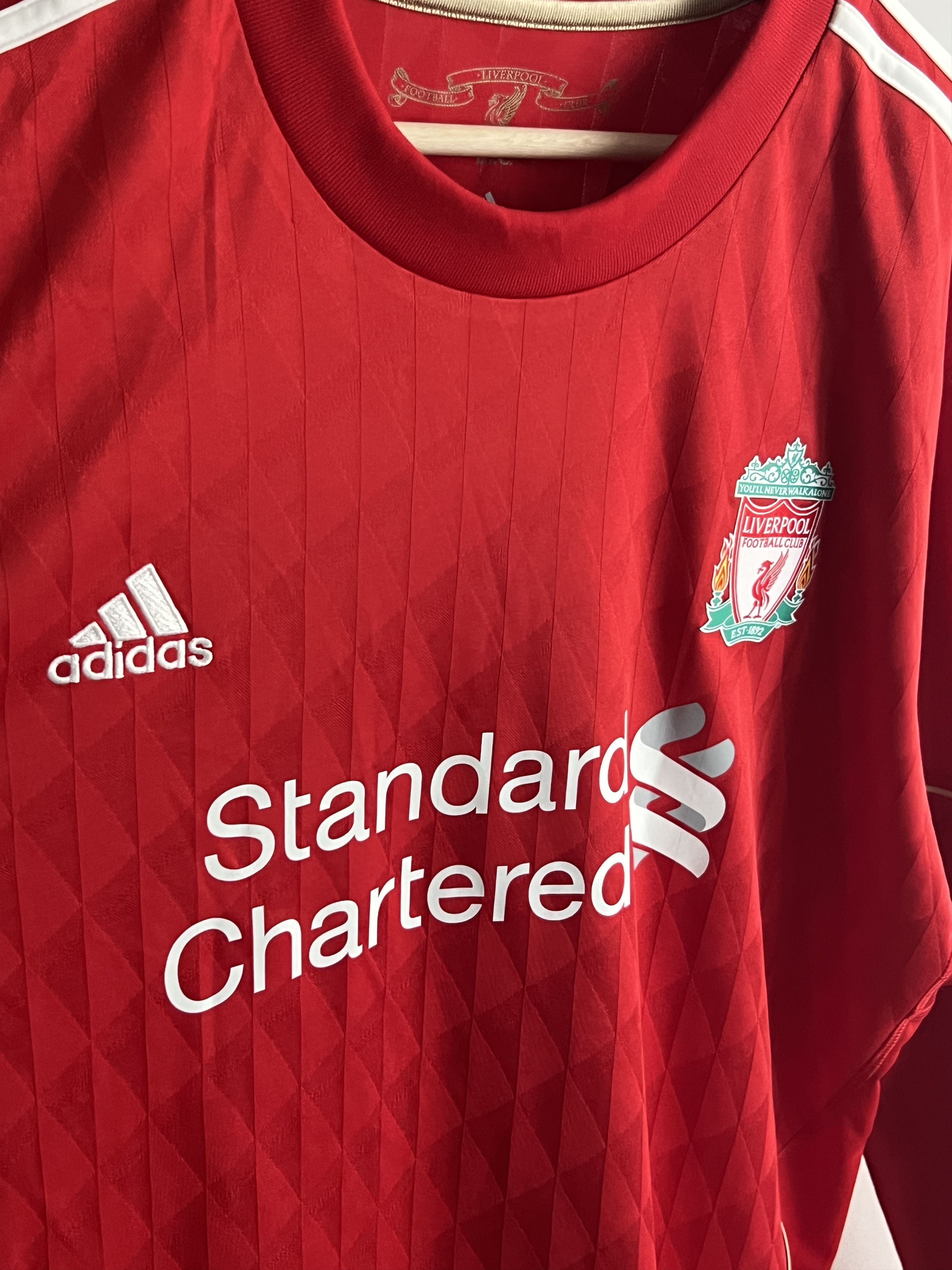 Adidas Soccer Jesey Adidas Fc Liverpool 2010 Maxi 17 Home Size US XXL / EU 58 / 5 - 6 Thumbnail