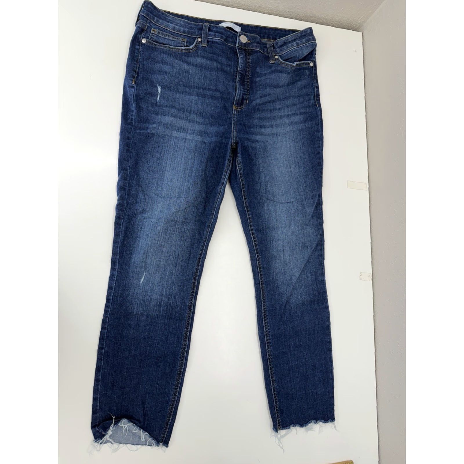 Vintage LC Lauren Conrad Jeans Size 16 Skinny Ankle Denim Womens Vintage No Shirt? Size 38" / US 16 / IT 52 - 3 Thumbnail