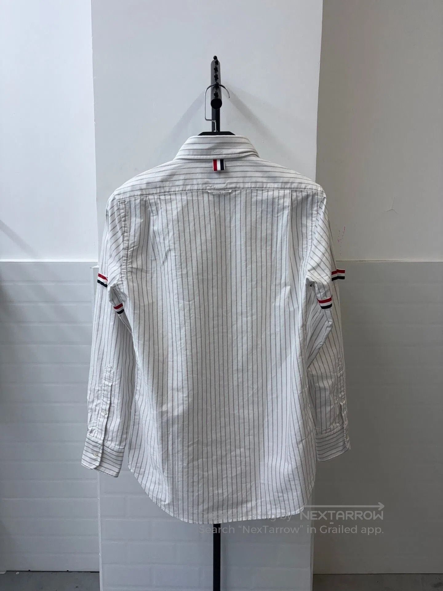 Thom Browne thom browne classic striped long sleeve shirt. Size US M / EU 48-50 / 2 - 2 Thumbnail