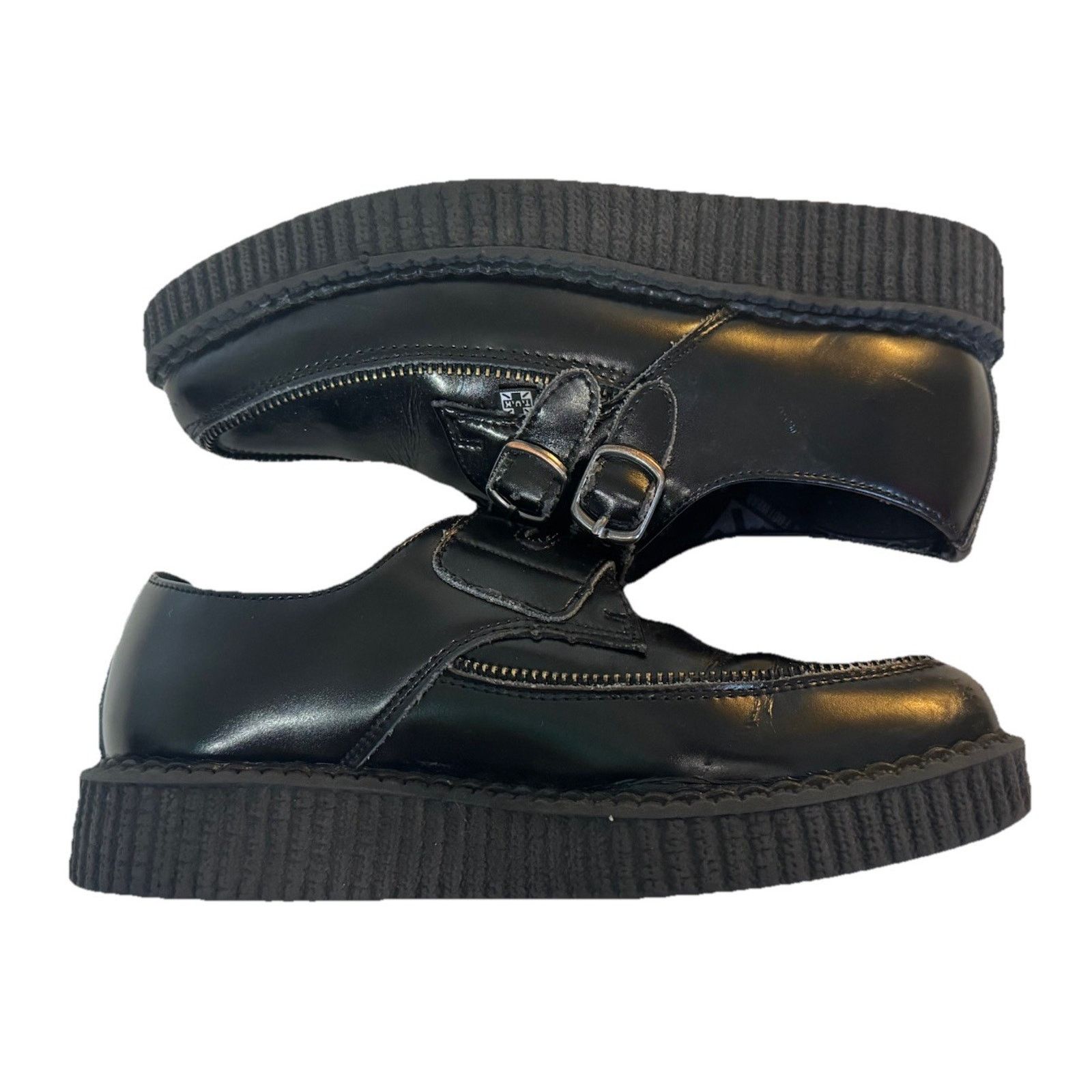 Other T.U.K Viva Mondo Cow Hair Leather Pointed Creeper Shoes 3/5 Size US 5 / IT 35 - 8 Thumbnail