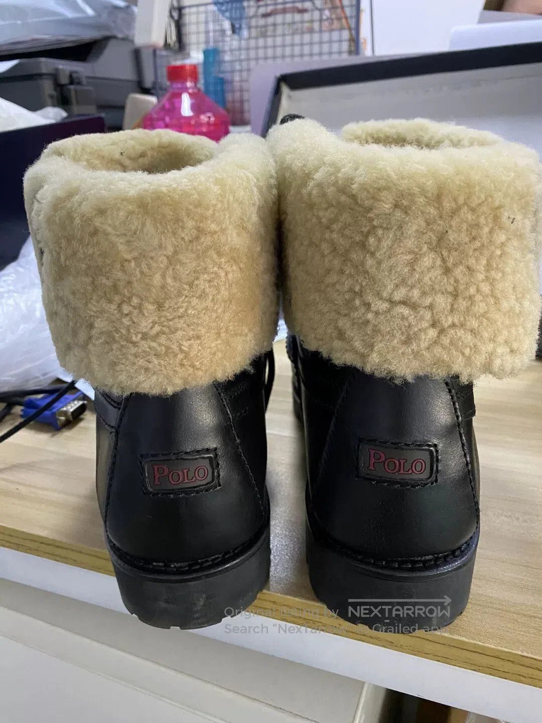 Polo Ralph Lauren ralph lauren leather snow boots for men. Size US 8.5 / EU 41-42 - 6 Thumbnail