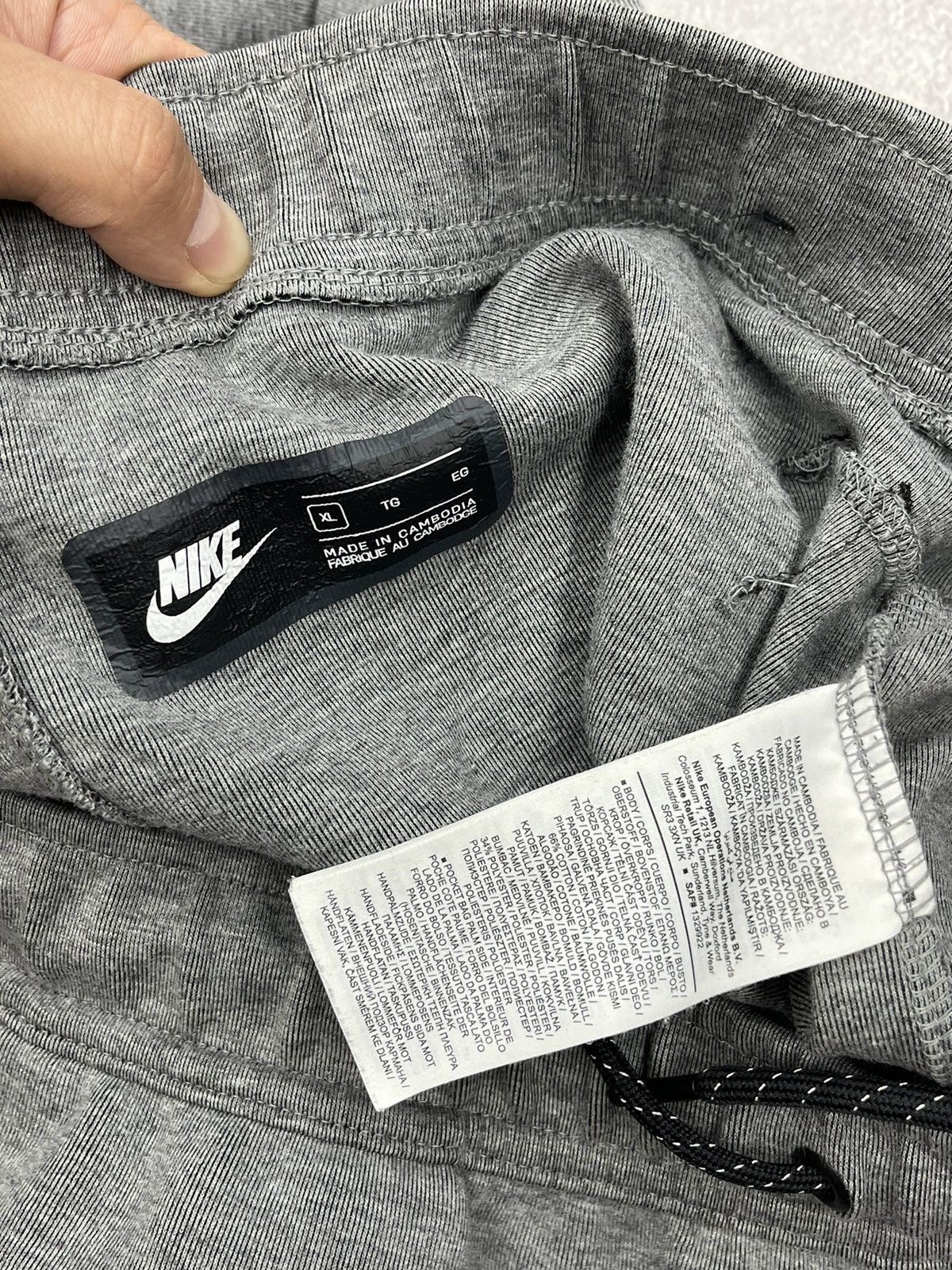Nike × Nike ACG × Vintage Mens Nike Tech Fleece Grey Sweatpants Drill Drip ACG TN Size US 36 / EU 52 - 12 Thumbnail