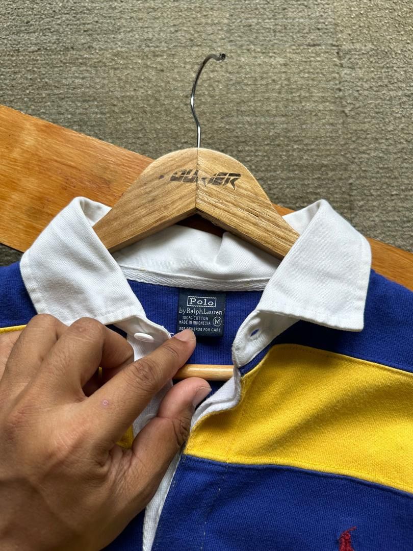 Polo Ralph Lauren × Vintage VINTAGE POLO RALPH LAUREN STRIPE RUGBY SHIRT Size US S / EU 44-46 / 1 - 4 Thumbnail