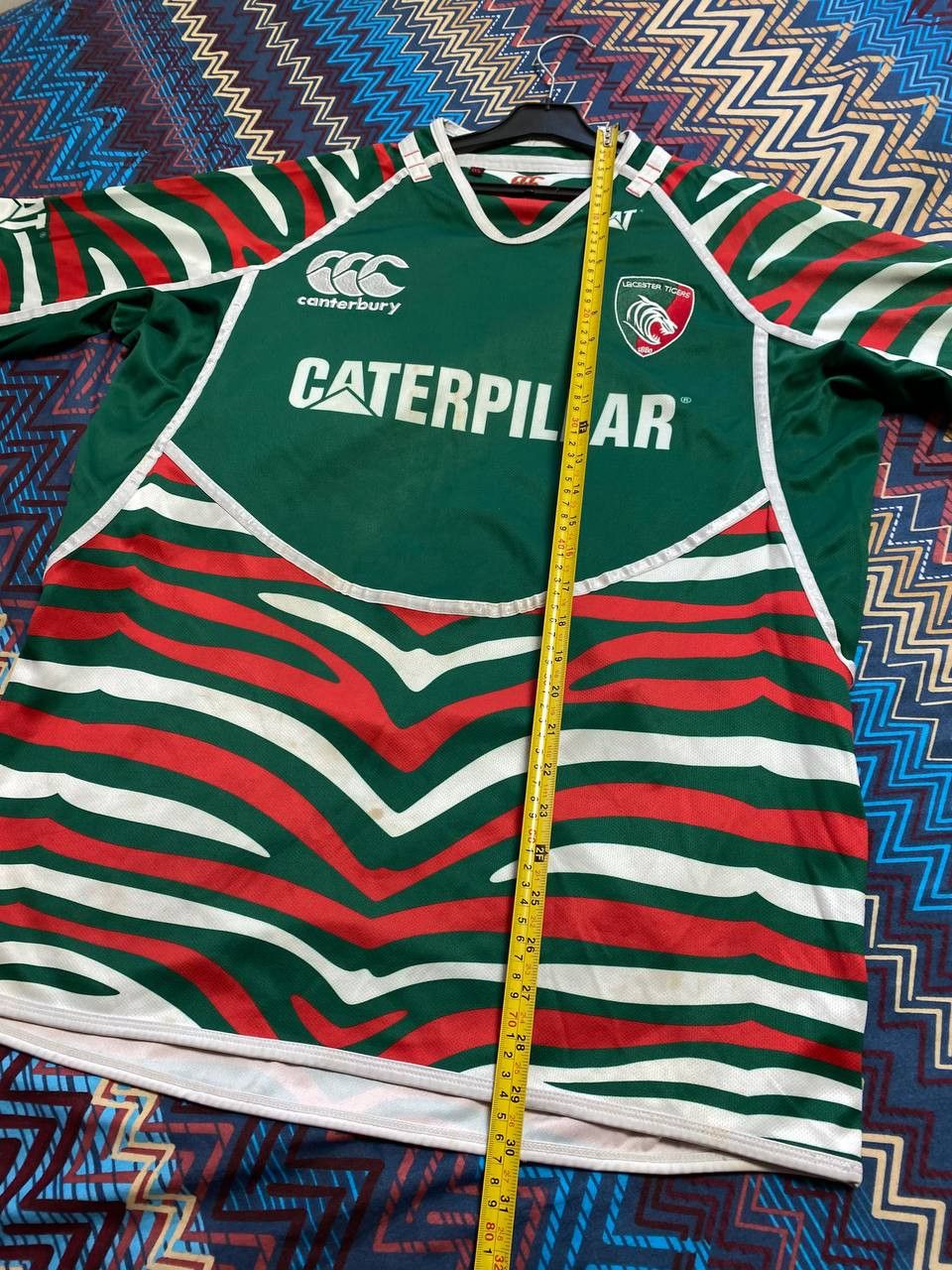 Canterbury of New Zealand Leicester Tigers Home Rugby Union Shirt Canterbury Size US XL / EU 56 / 4 - 11 Thumbnail