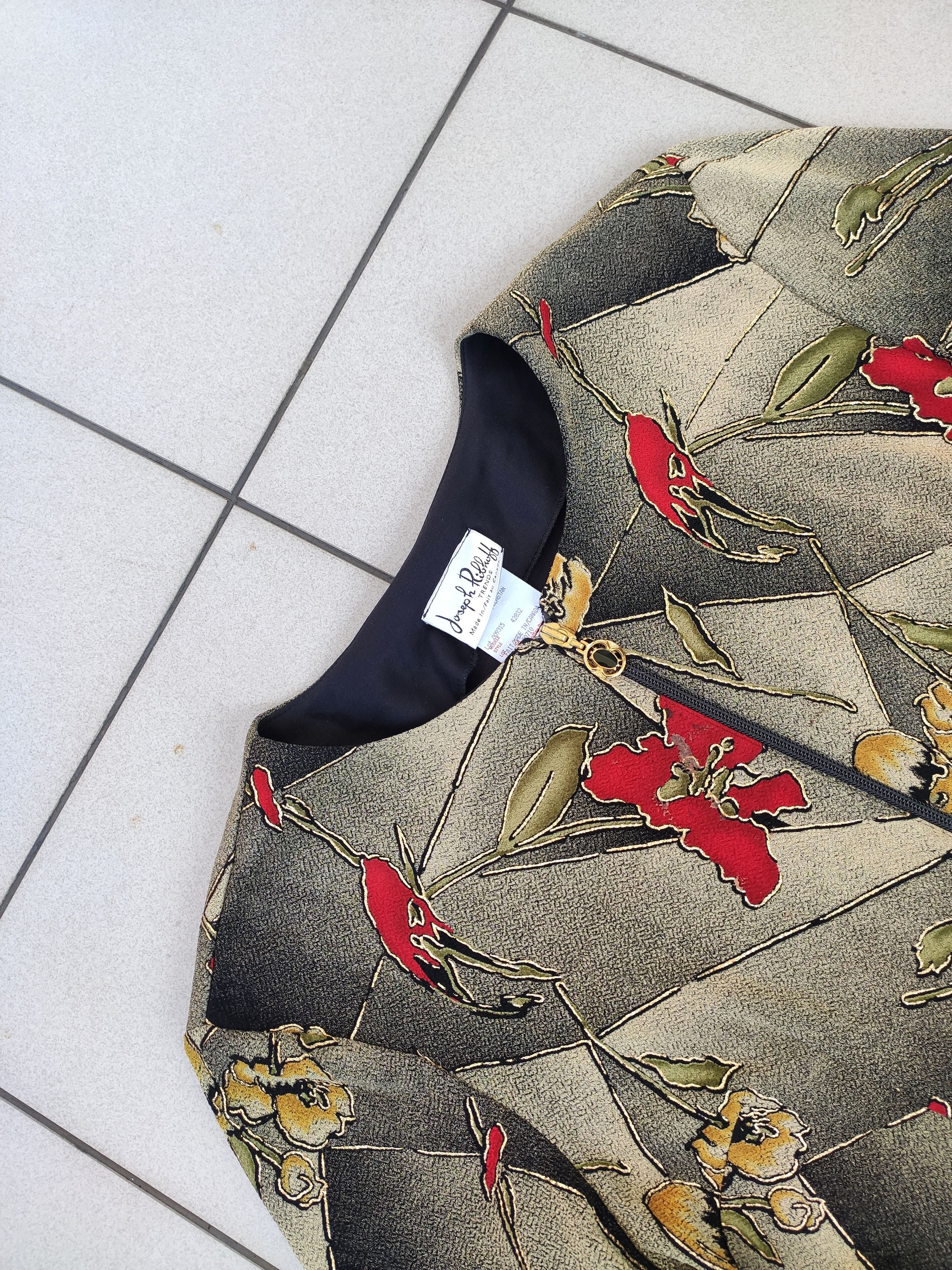 Joseph Ribkoff × Vintage Vintage Joseph Ribkoff abstact jacket 90s flower Size L / US 10 / IT 46 - 2 Thumbnail