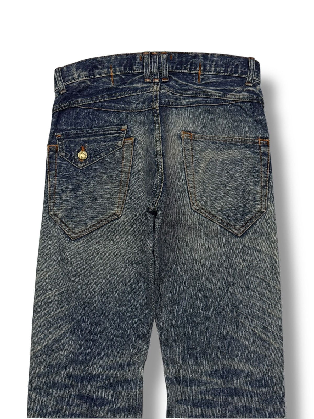 Blue Blue Japan Vintage 00s Blue Way Jeans | Made In Nippon Japan | W30 Size US 30 / EU 46 - 5 Thumbnail