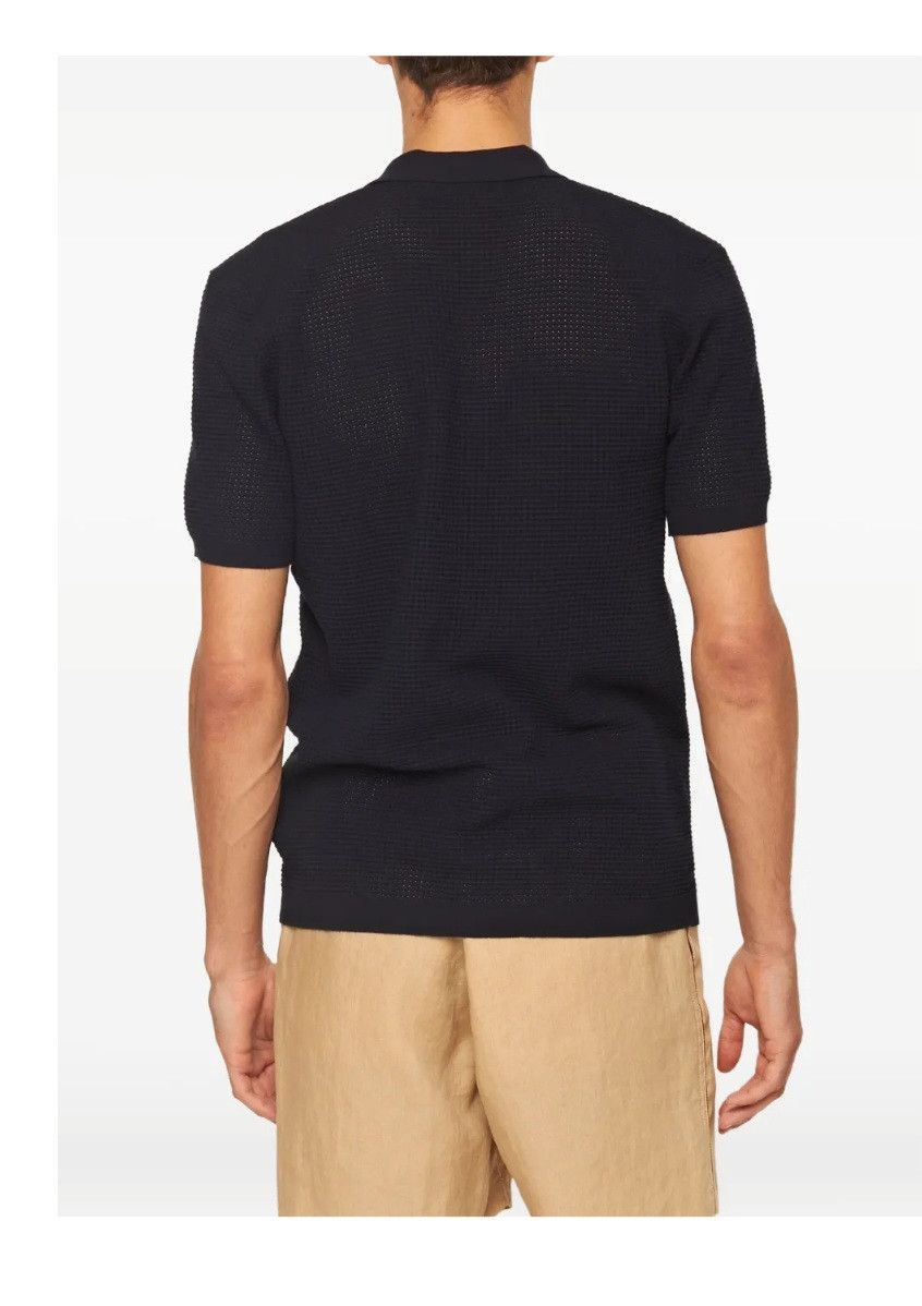 Orlebar Brown V Neck Polo Blue Size US M / EU 48-50 / 2 - 5 Thumbnail