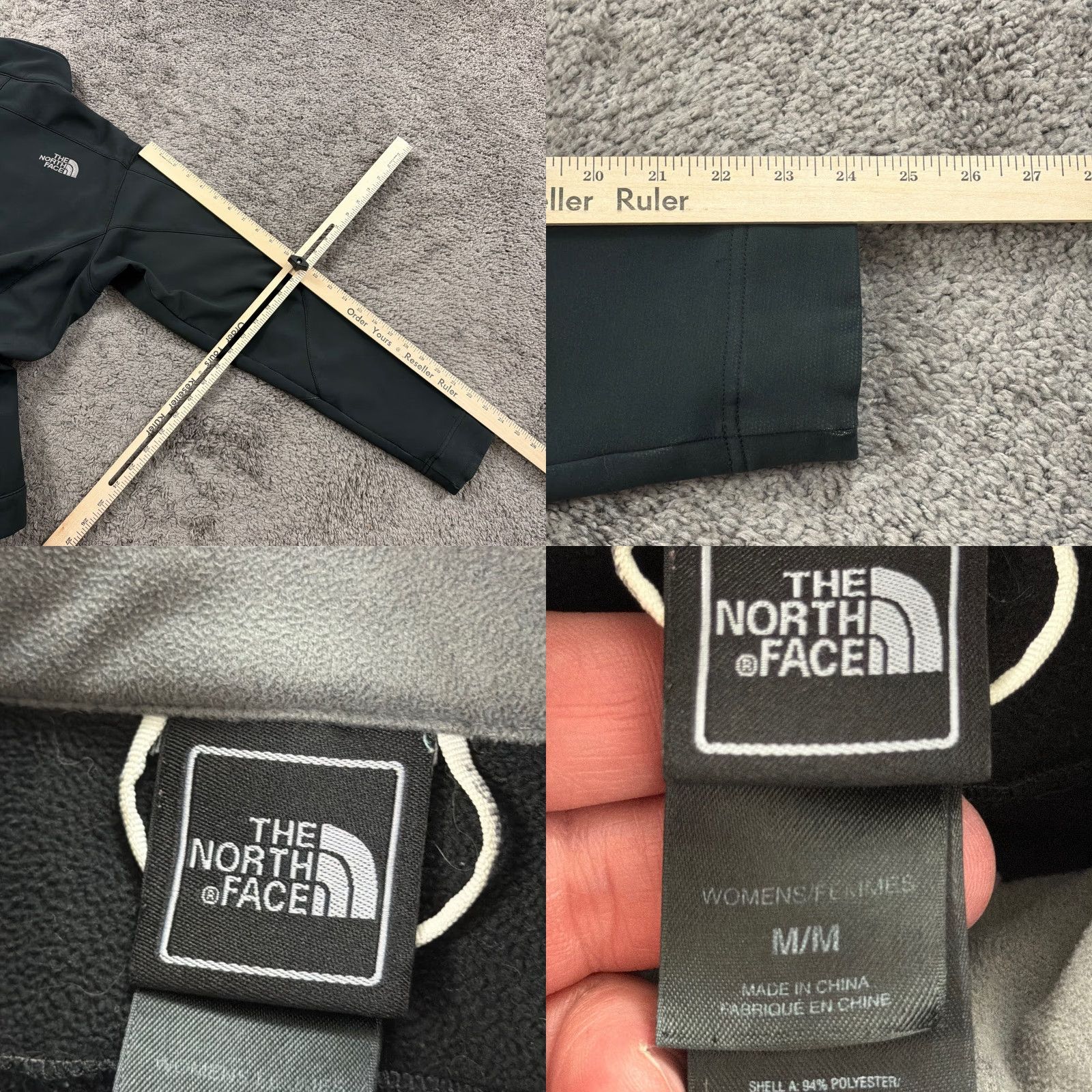 The North Face VINTAGE The North Face Jacket Womens M Black Apex Full Zip Lightweight Lined Stretch Size M / US 6-8 / IT 42-44 - 9 Thumbnail