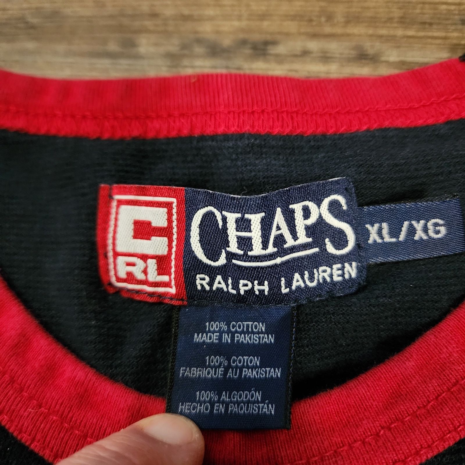 Chaps Vintage Chaps Ralph Lauren Long Sleeve Shirt Sz XL 2461 Size US XL / EU 56 / 4 - 4 Thumbnail