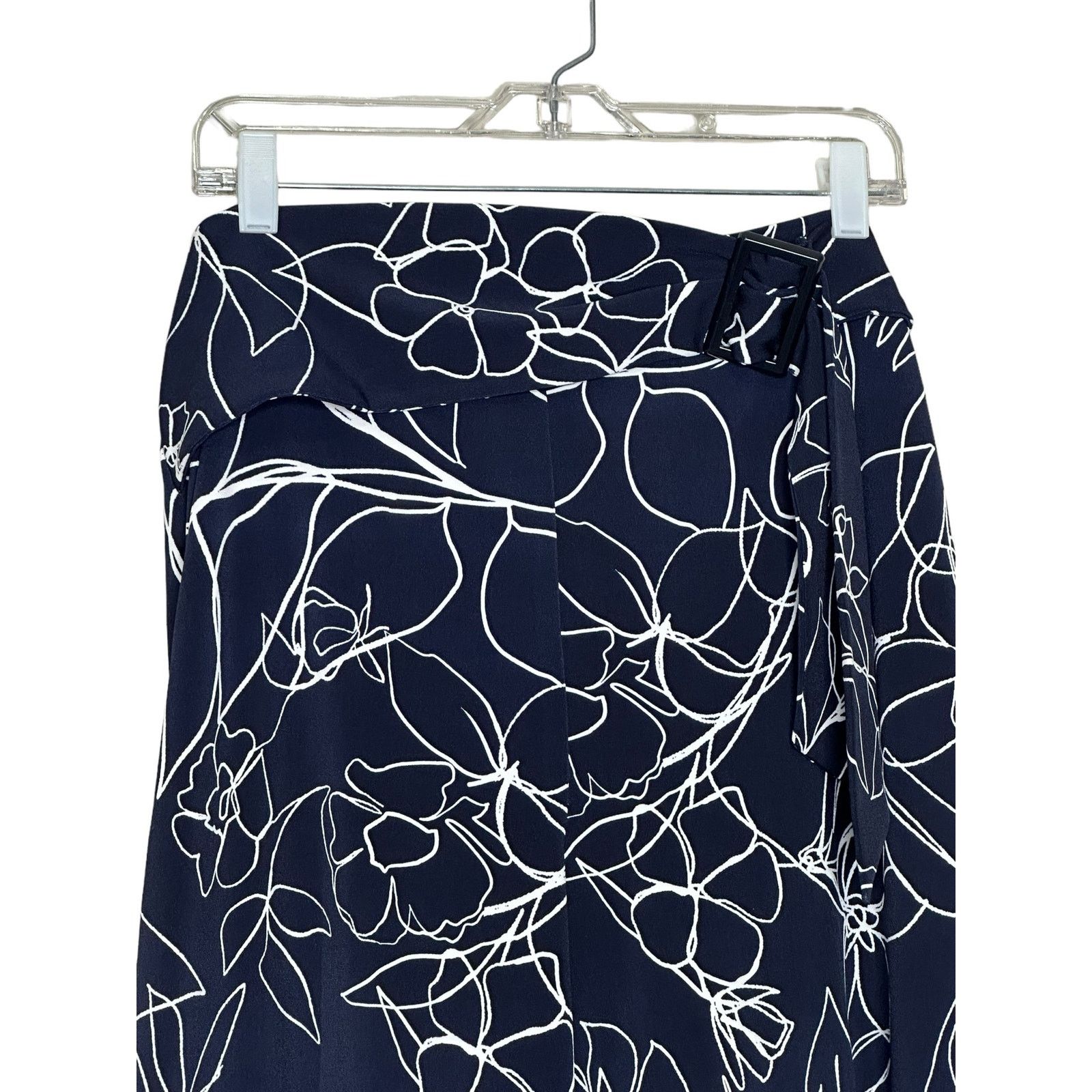 Joseph Ribkoff Joseph Ribkoff blue white wide leg belted crop pants size 14 Size 36" / US 14 / IT 50 - 10 Thumbnail