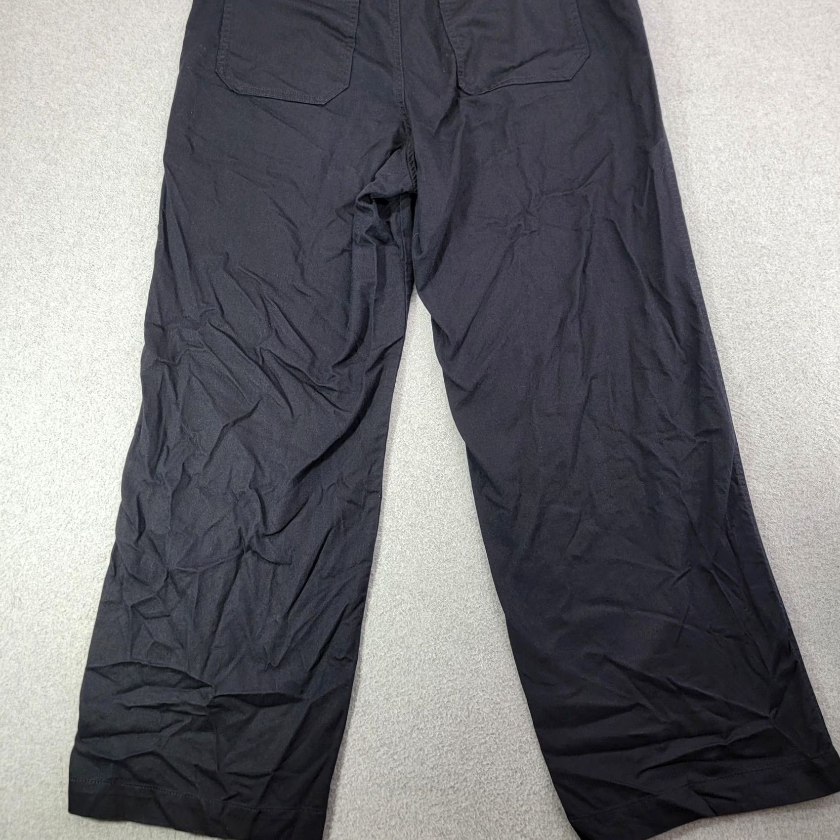Uniqlo Uniqlo Pants Mens 30x28 Black Chino Relaxed Canvas Utility Workwear Pants Size US 30 / EU 46 - 5 Thumbnail