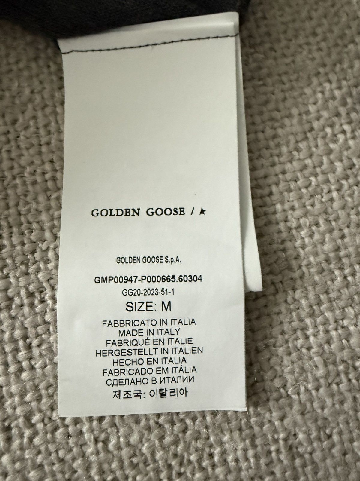 Golden Goose Golden Goose Distressed Crewneck Sweater —Grey, Men’s M Size US M / EU 48-50 / 2 - 6 Thumbnail