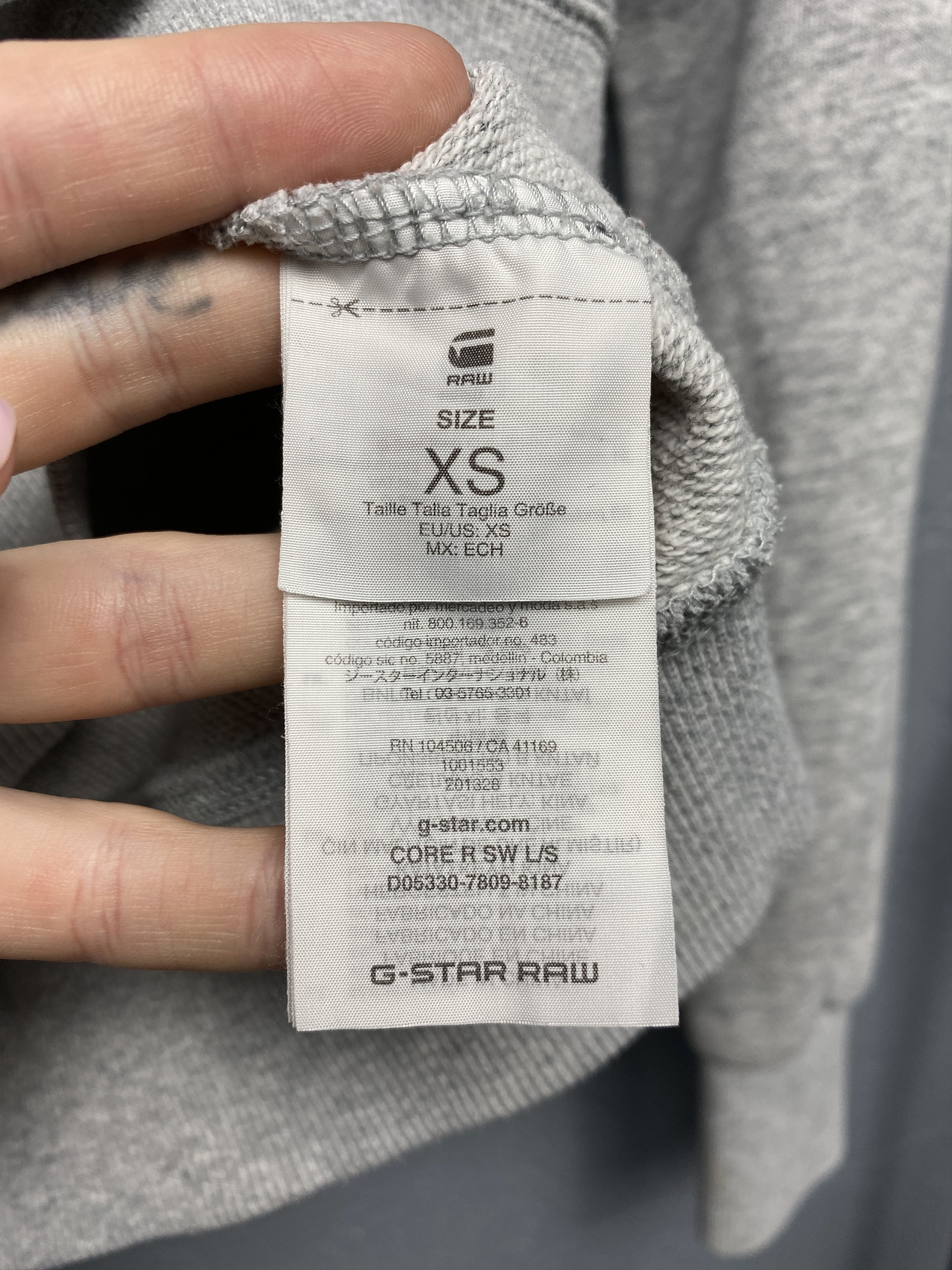 G-Star G Star Raw Vintage Mens Core Crew Neck Sweatshirt Size US XS / EU 42 / 0 - 5 Thumbnail