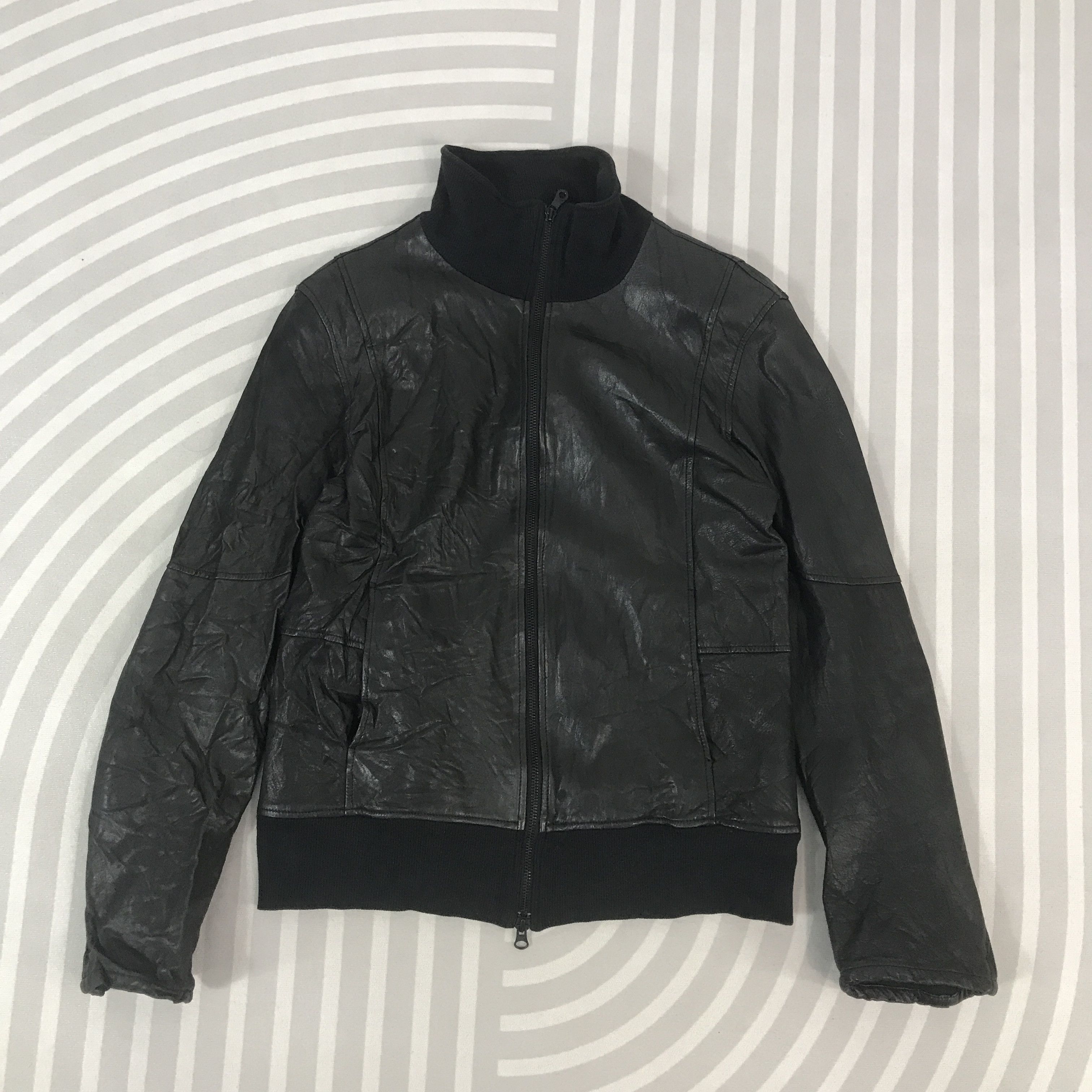 Japanese Brand Vintage Leather Japanese Brand punk Jacket K69B4 Size US M / EU 48-50 / 2 - 1 Thumbnail