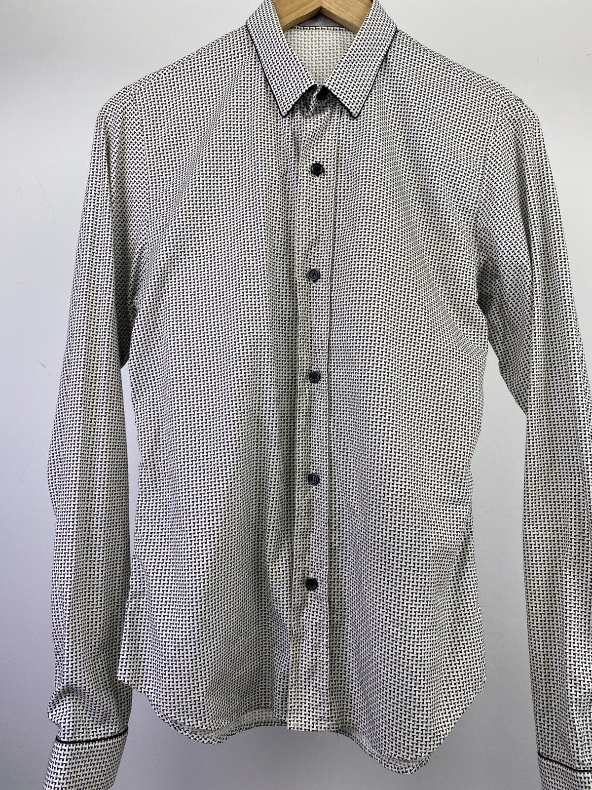 Dior 2000's Dior Homme Japan Patterned Shirt Size US M / EU 48-50 / 2 - 5 Thumbnail