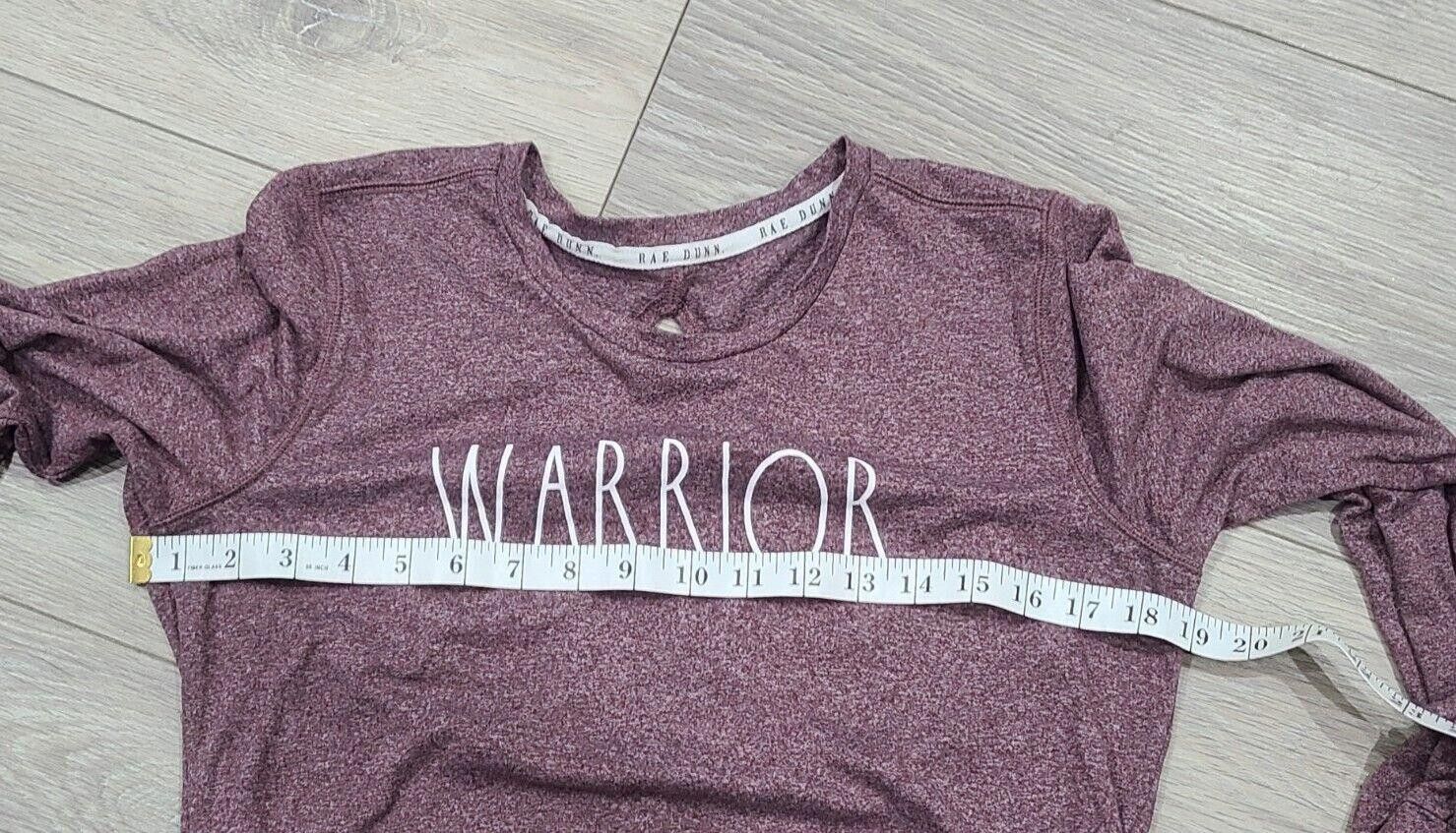 Designer Rae Dunn Top Long Sleeve Shirt Small Medium WARRIOR Size S / US 4 / IT 40 - 5 Thumbnail