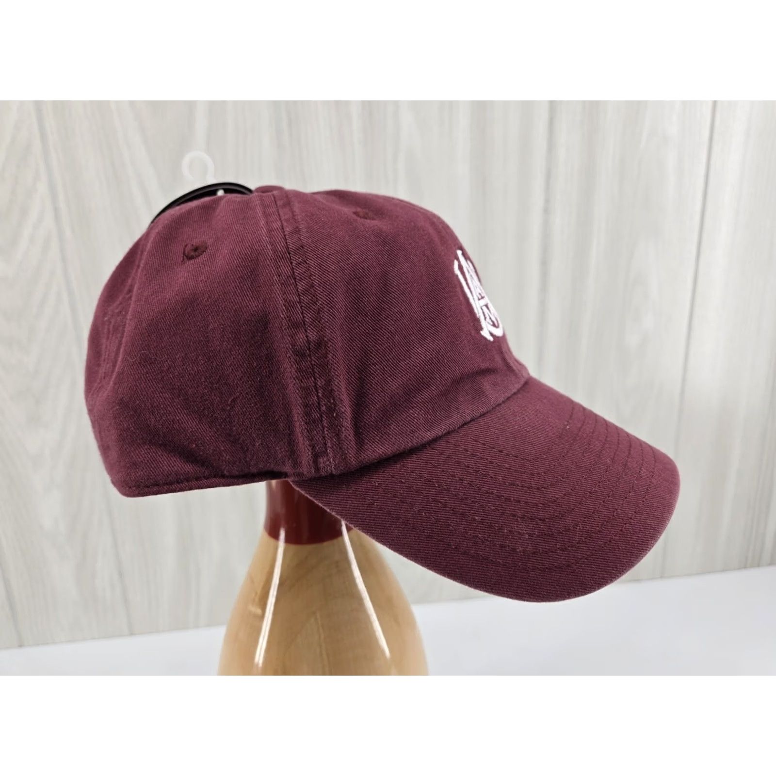 Vintage VINTAGE? Alabama A&M University Maroon Captivating Hat Hat Men One Size Maroon University Strapback Cotton Cap Captivating Mens Size ONE SIZE - 3 Thumbnail