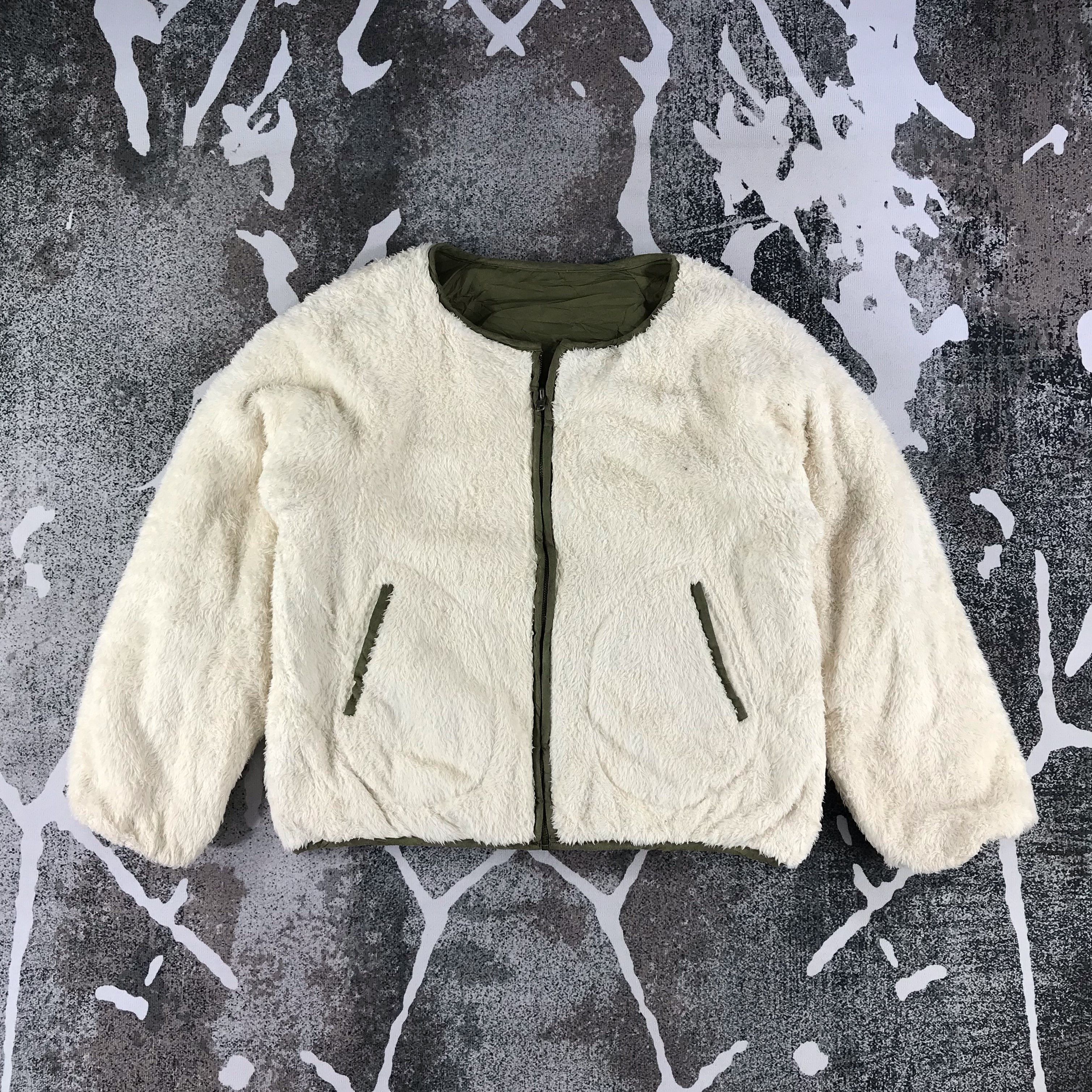 Japanese Brand Samansa Mos2 Faux Fur Fleece Jacket Size US M / EU 48-50 / 2 - 1 Thumbnail