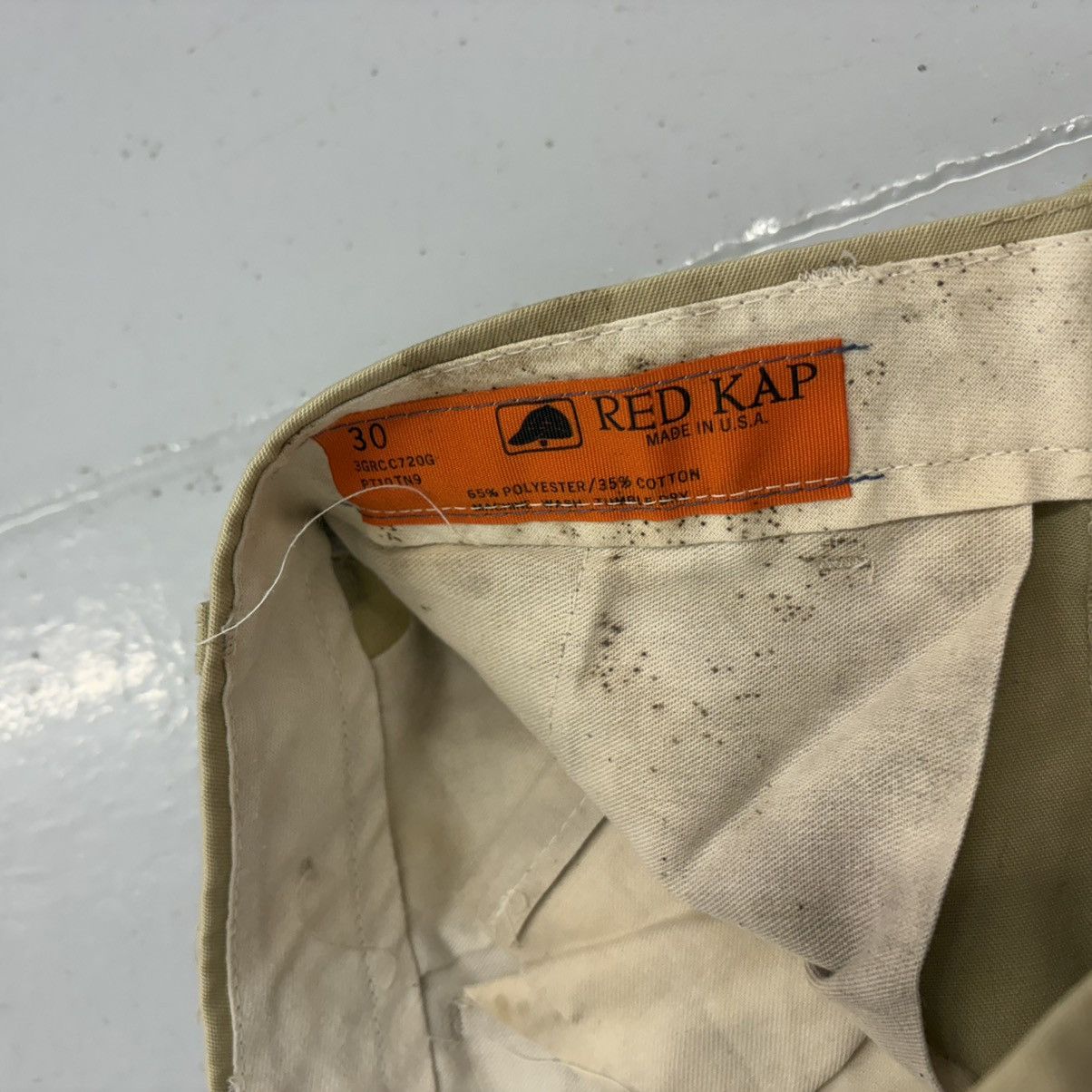 Other Vintage 70s 80s Red Kap Tan Canvas Workwear Chinos 30x26 Size US 30 / EU 46 - 4 Thumbnail