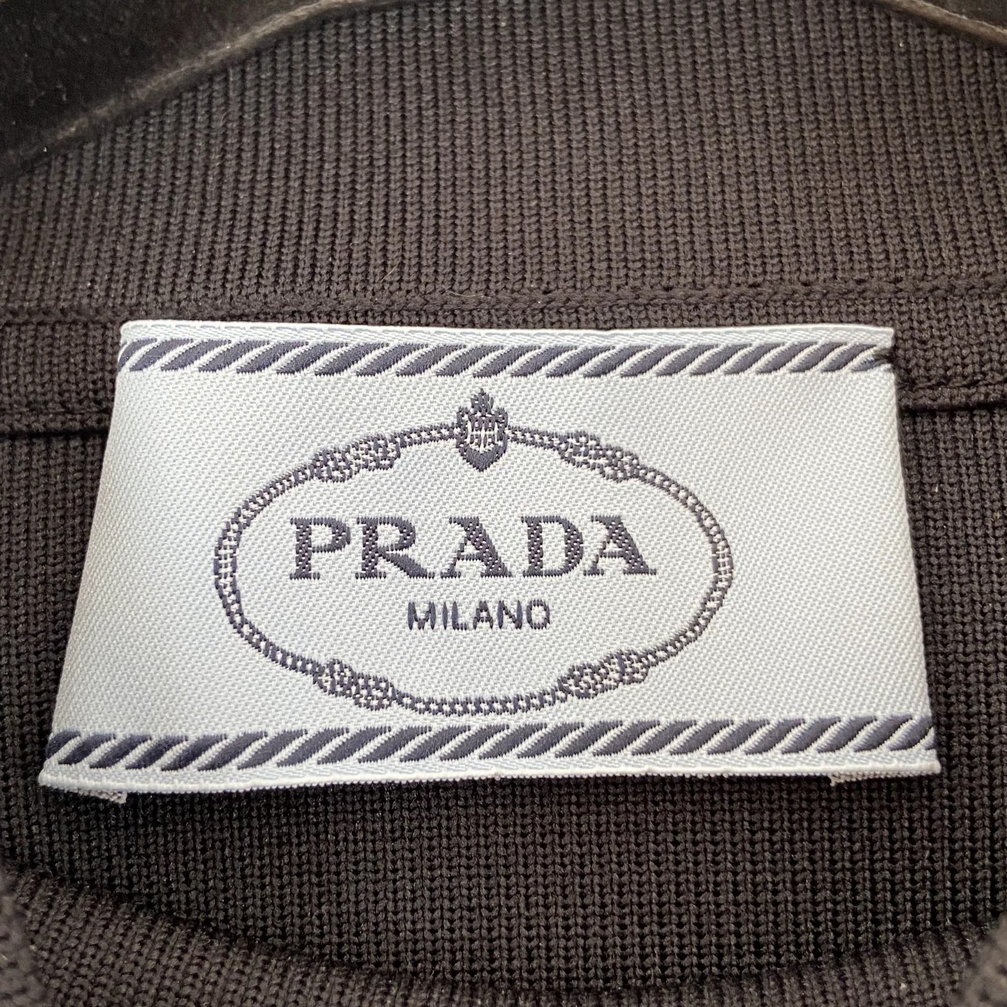 Prada Prada Leather Panel Crewneck Top Women's 36 Size XS / US 0-2 / IT 36-38 - 7 Thumbnail