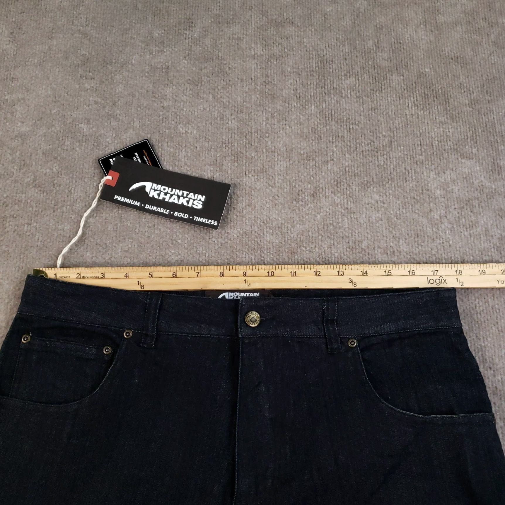 Mountain Khakis Mountain Khakis Jeans Mens 35x32 Blue Miter Classic Fit Stretch Dark Wash Mountain Khakis Jeans Mens 35x32 Blue Miter Classic Fit Stretch Dark Wash Size US 35 - 6 Thumbnail
