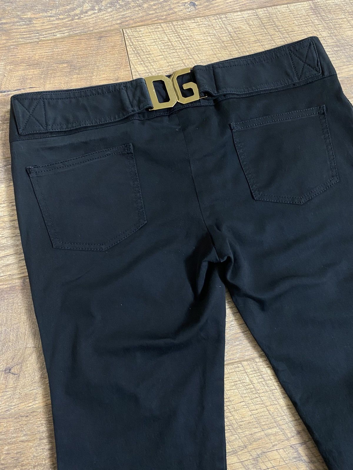 Dolce & Gabbana Archive Dolce & Gabbana SS2003 "DG" Logo Buckle Pants Size 30" / US 8 / IT 44 - 3 Thumbnail