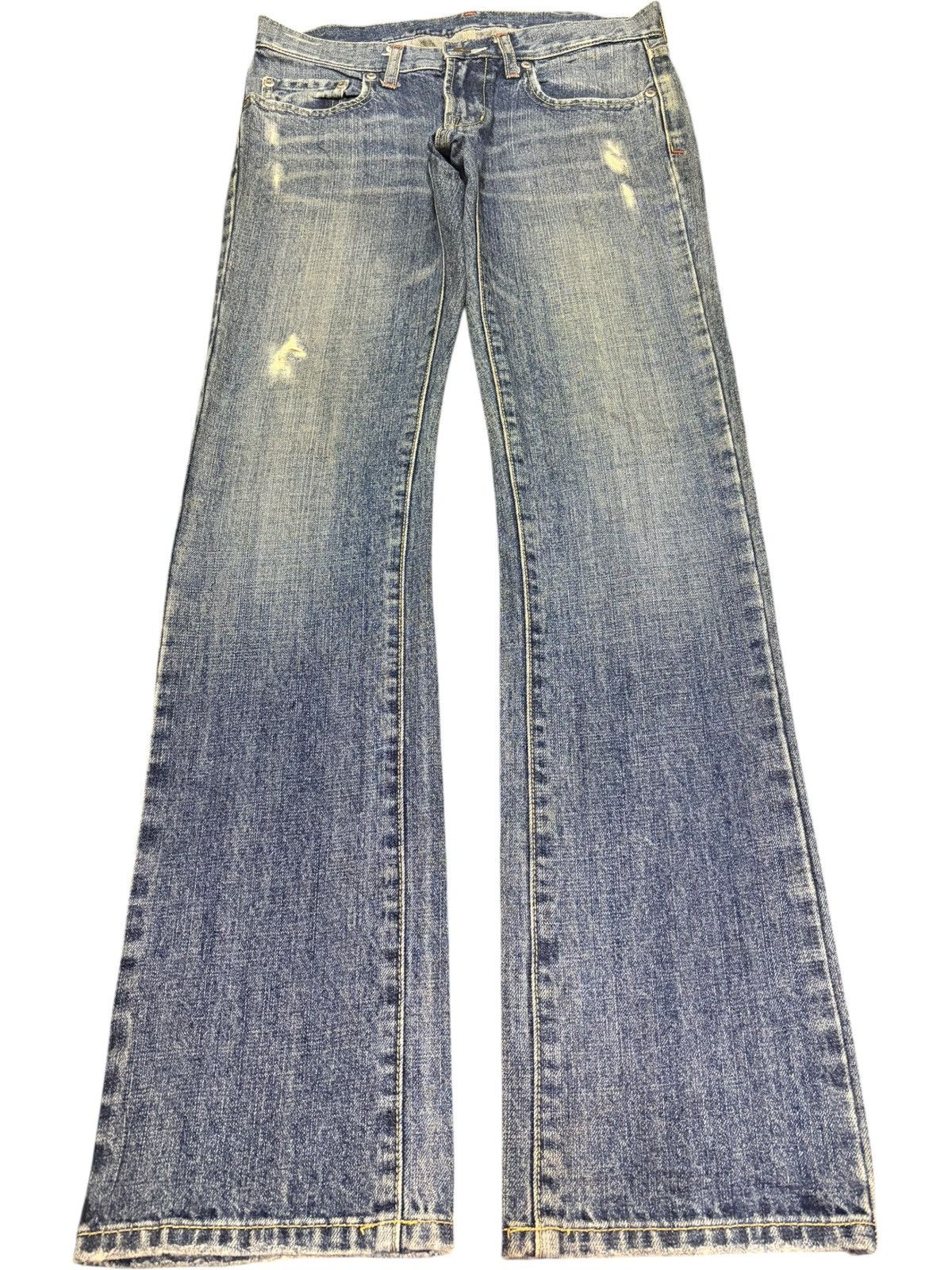 Uniqlo Vintage Uniqlo Faded Wash Distressed Jeans Size 30" / US 8 / IT 44 - 1 Thumbnail
