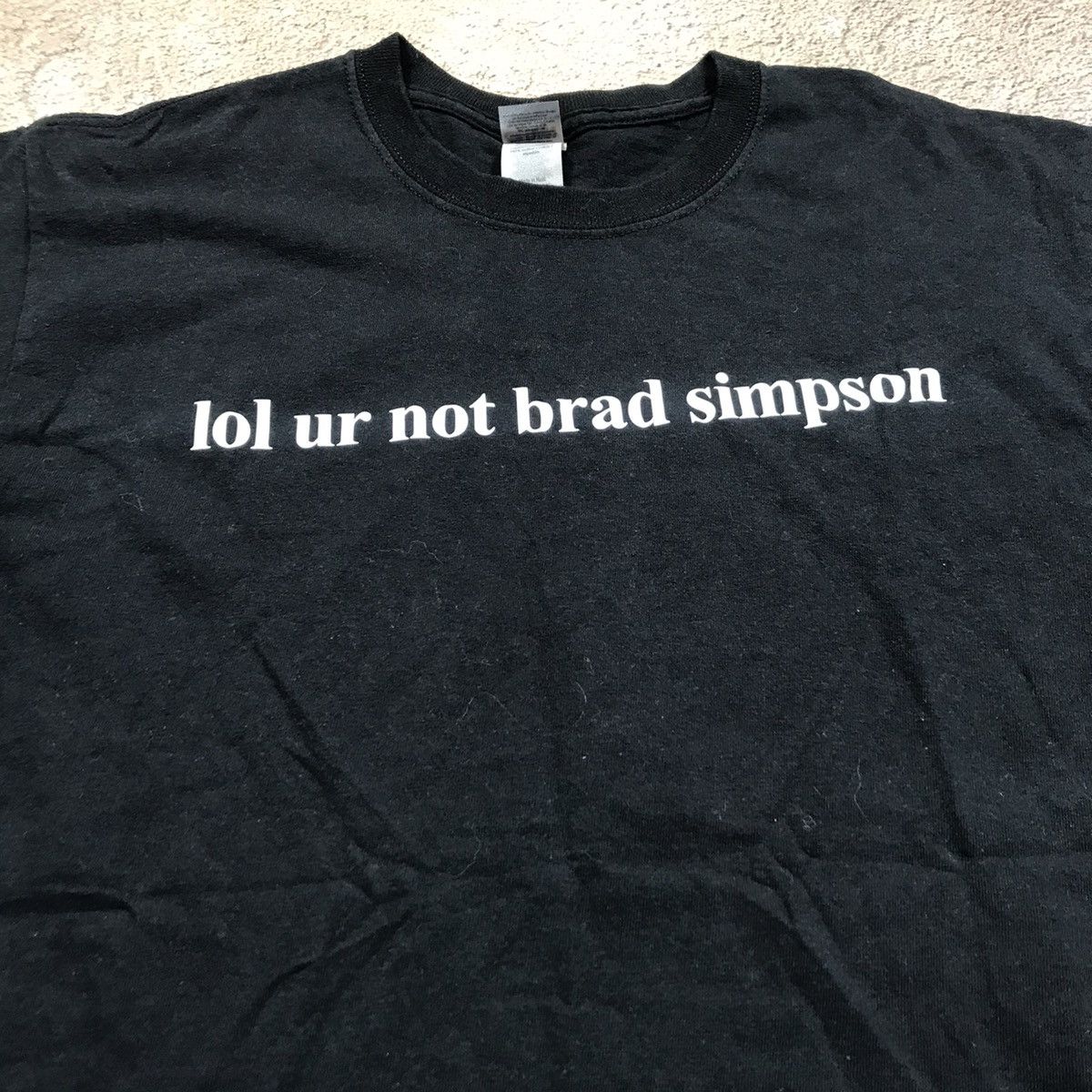 Japanese Brand VINTAGE ADULT LOL UR NOT BRAD SIMPSON FUNNY TEE Y2K 90s Size US S / EU 44-46 / 1 - 3 Thumbnail