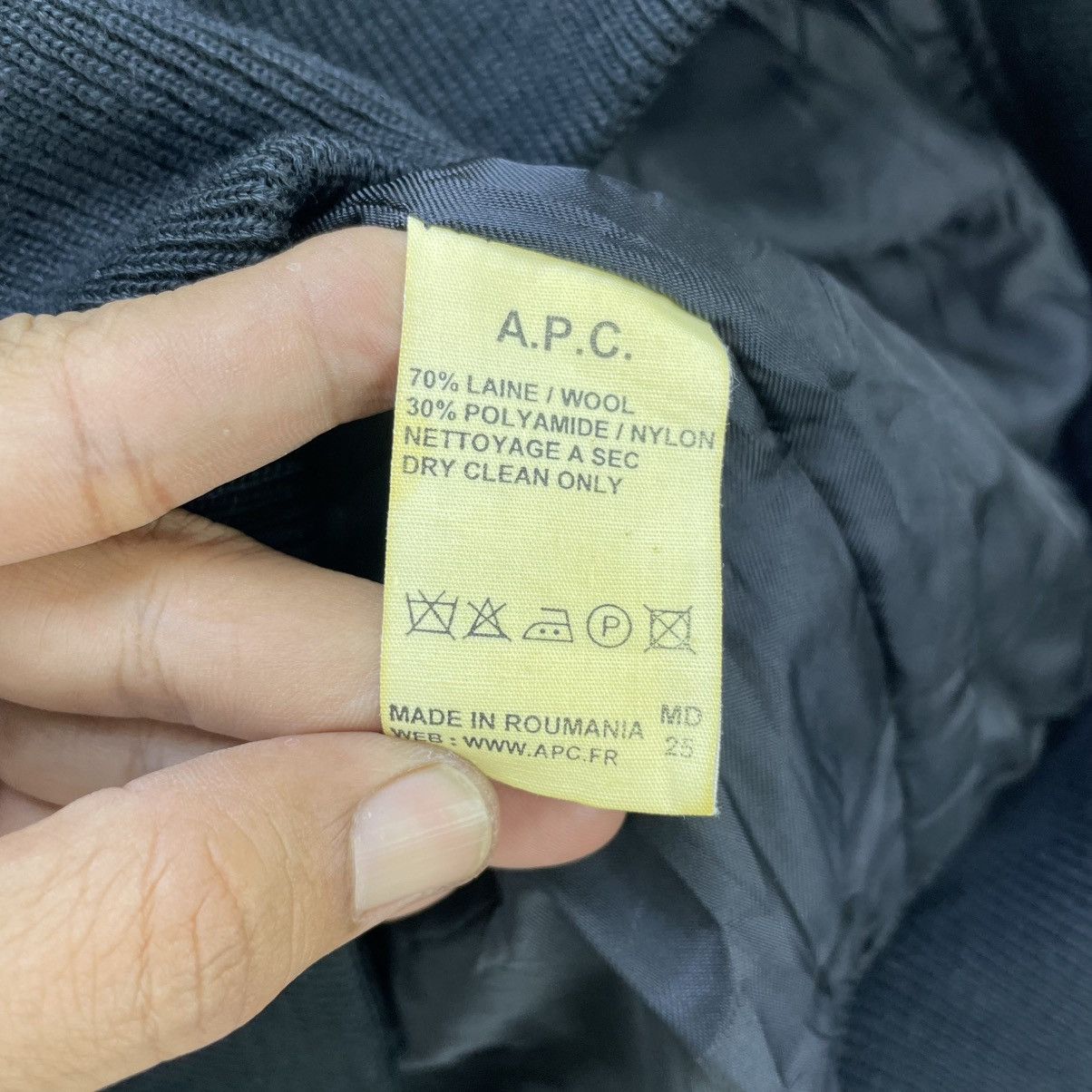 A.P.C. 💥Vintage Apc Bomber Wool Jacket Size US M / EU 48-50 / 2 - 8 Thumbnail