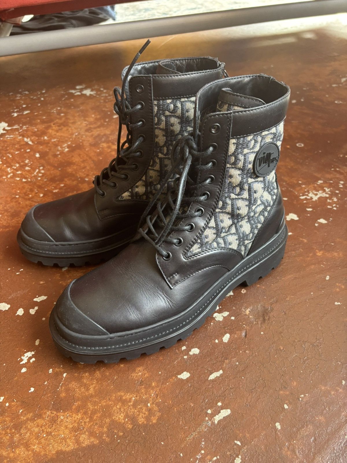 DIOR EXPLORER メンズブーツ　42 CHRISTIAN DIOR EXPLORER ANKLE BOOTS MEN SIZE 46EU/13US AUTHENTIC