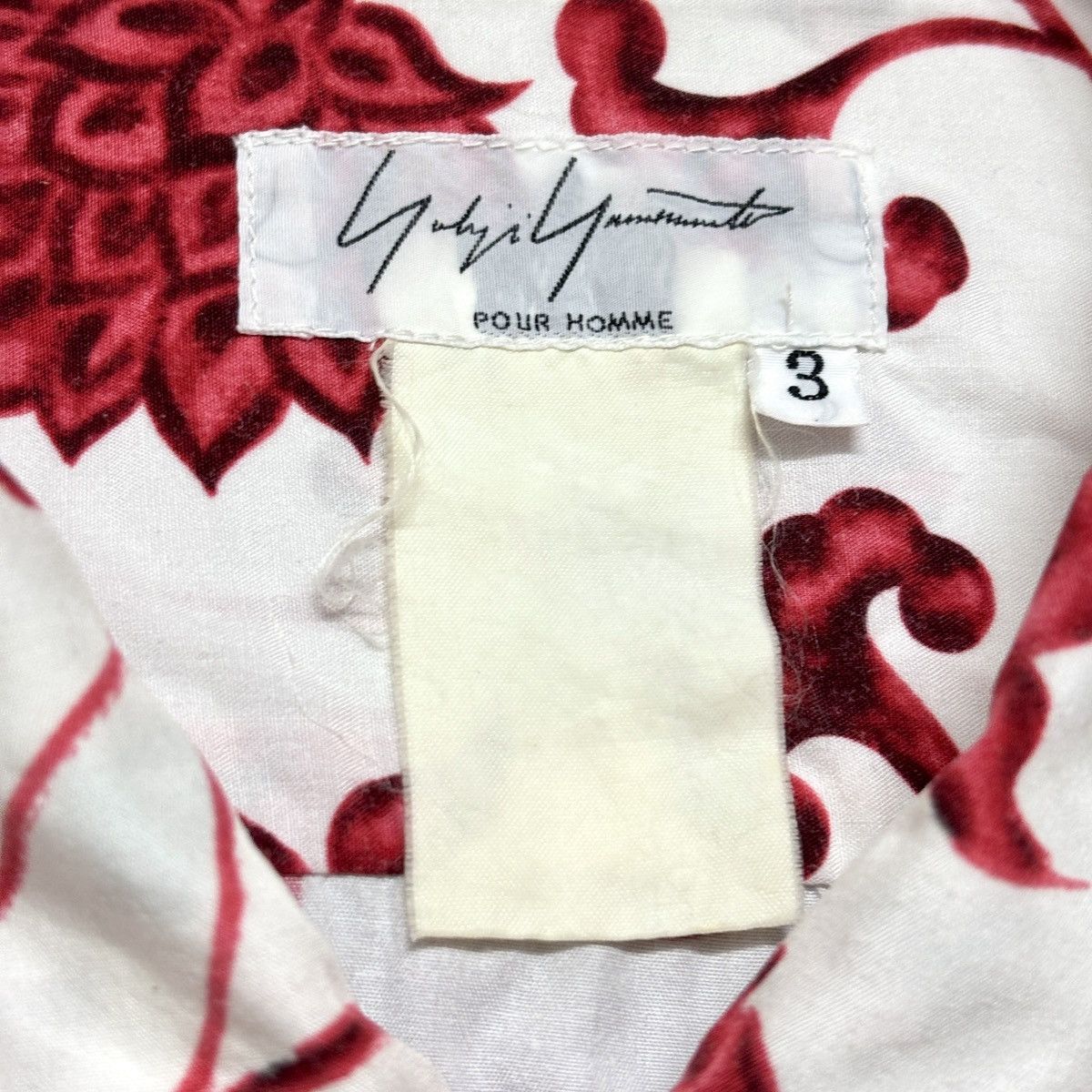 Yohji Yamamoto Yohji Yamamoto Pour Homme S/S 2001 Floral Shirt Size US L / EU 52-54 / 3 - 4 Thumbnail