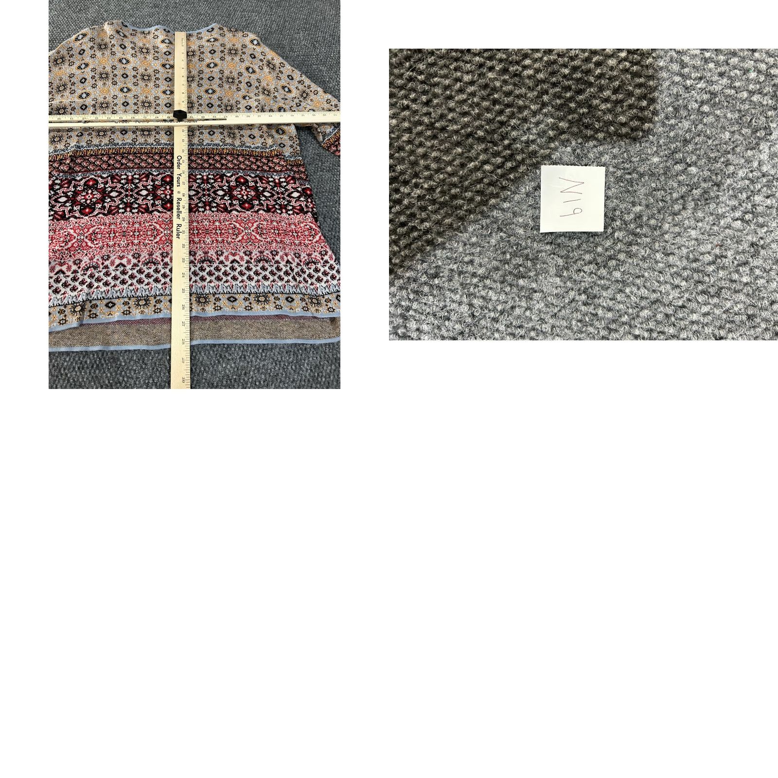 J. Jill J. Jill Sweater Womens Medium Multicolor Knit Cable-Knit Round Neck Long Sleeve Raglan Size M / US 6-8 / IT 42-44 - 8 Thumbnail